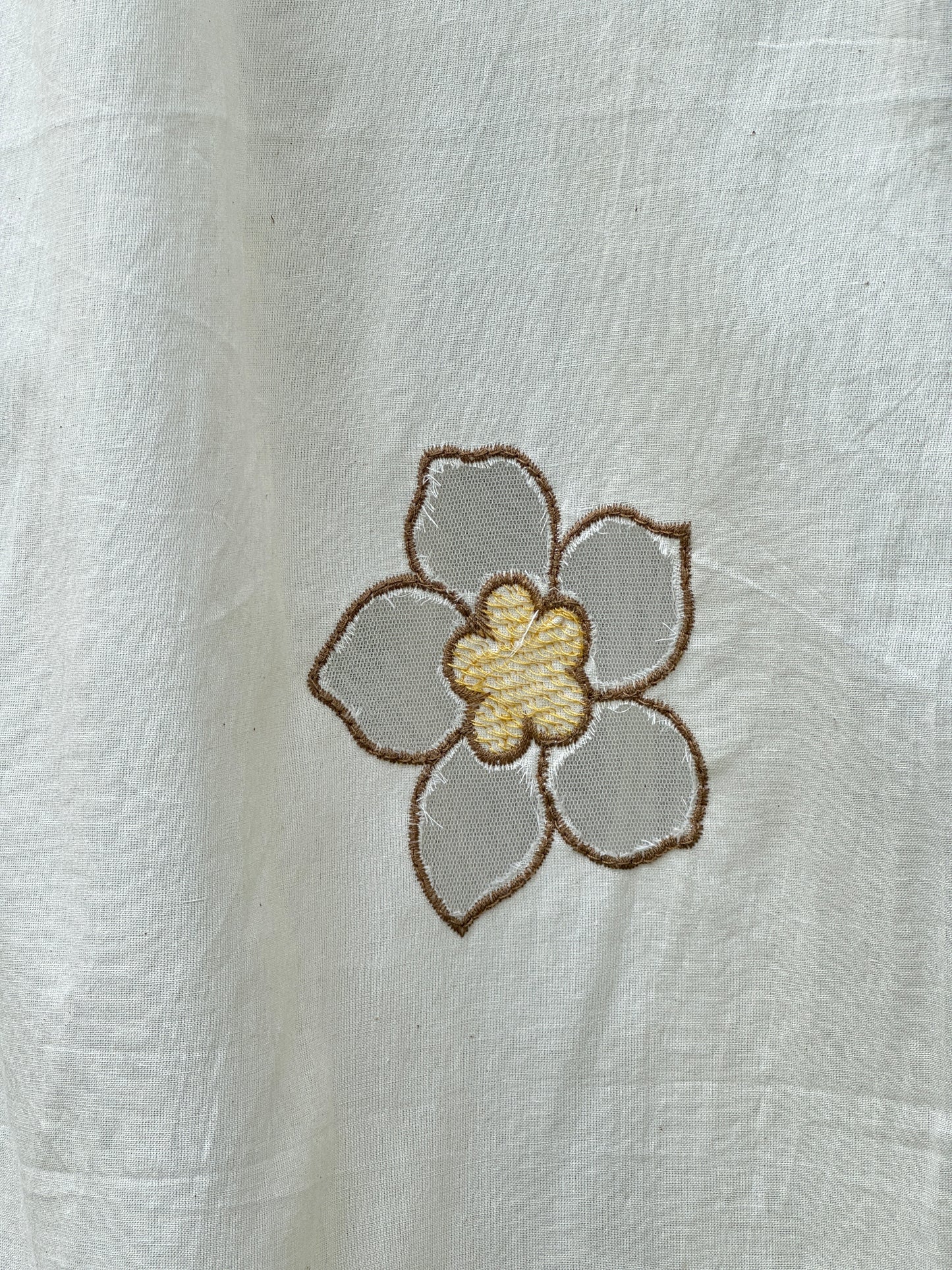 Applique Embroidered Cotton Dupatta