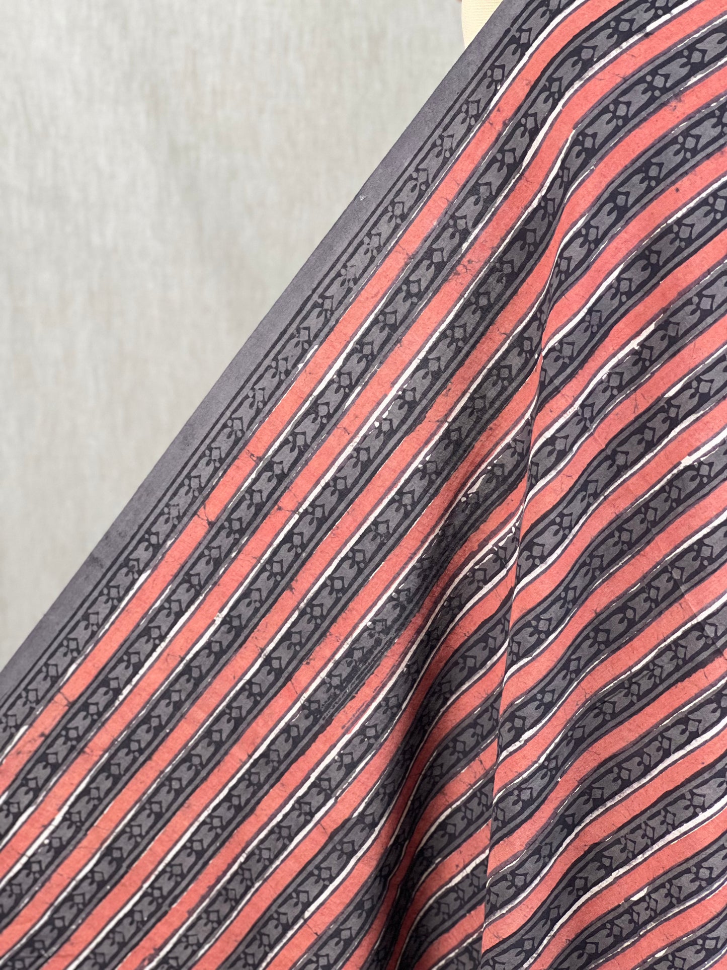 Bagru Hand-Printed Cambric Cotton Fabrics