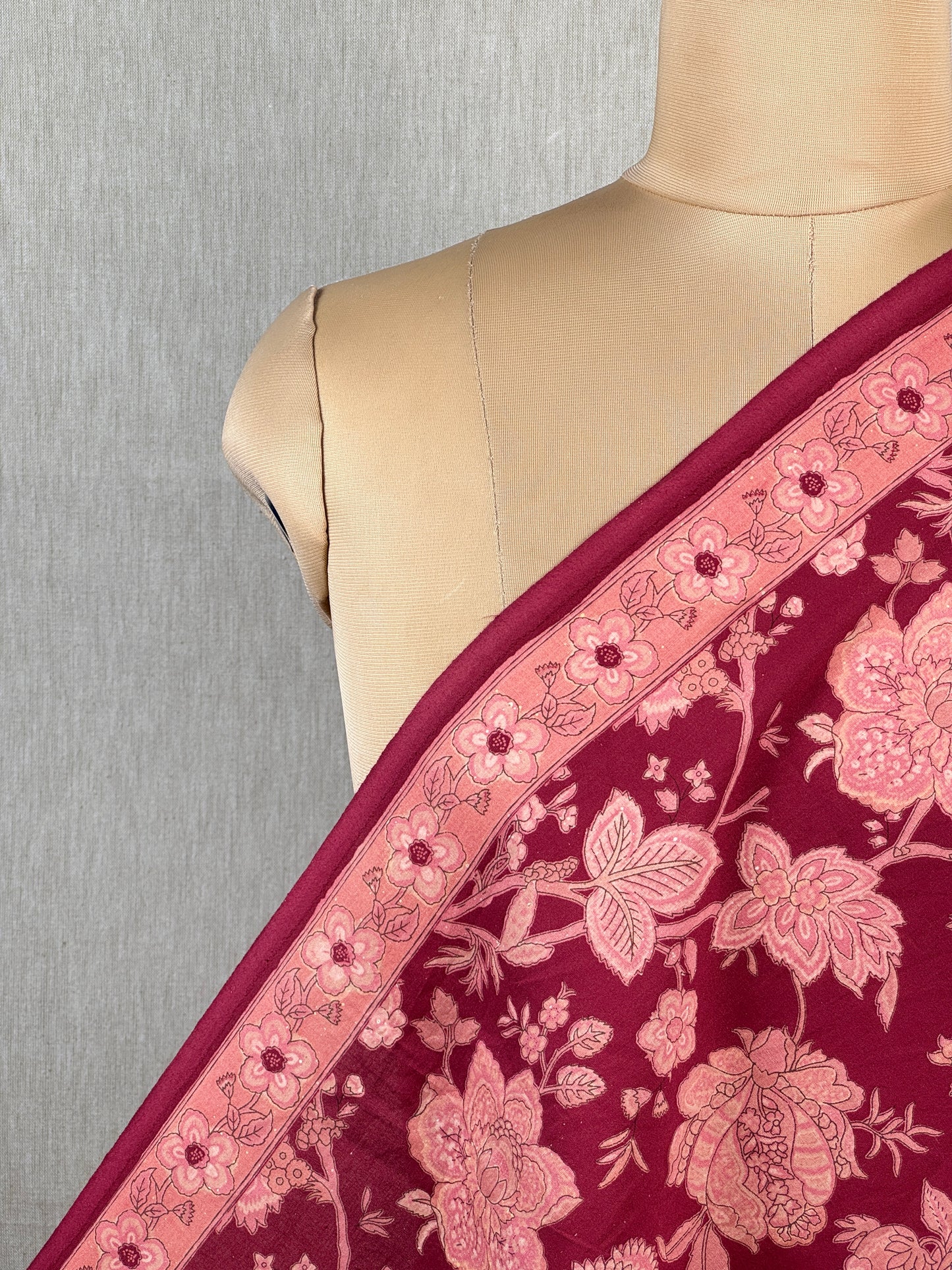 Discharge Printed Cotton Fabric