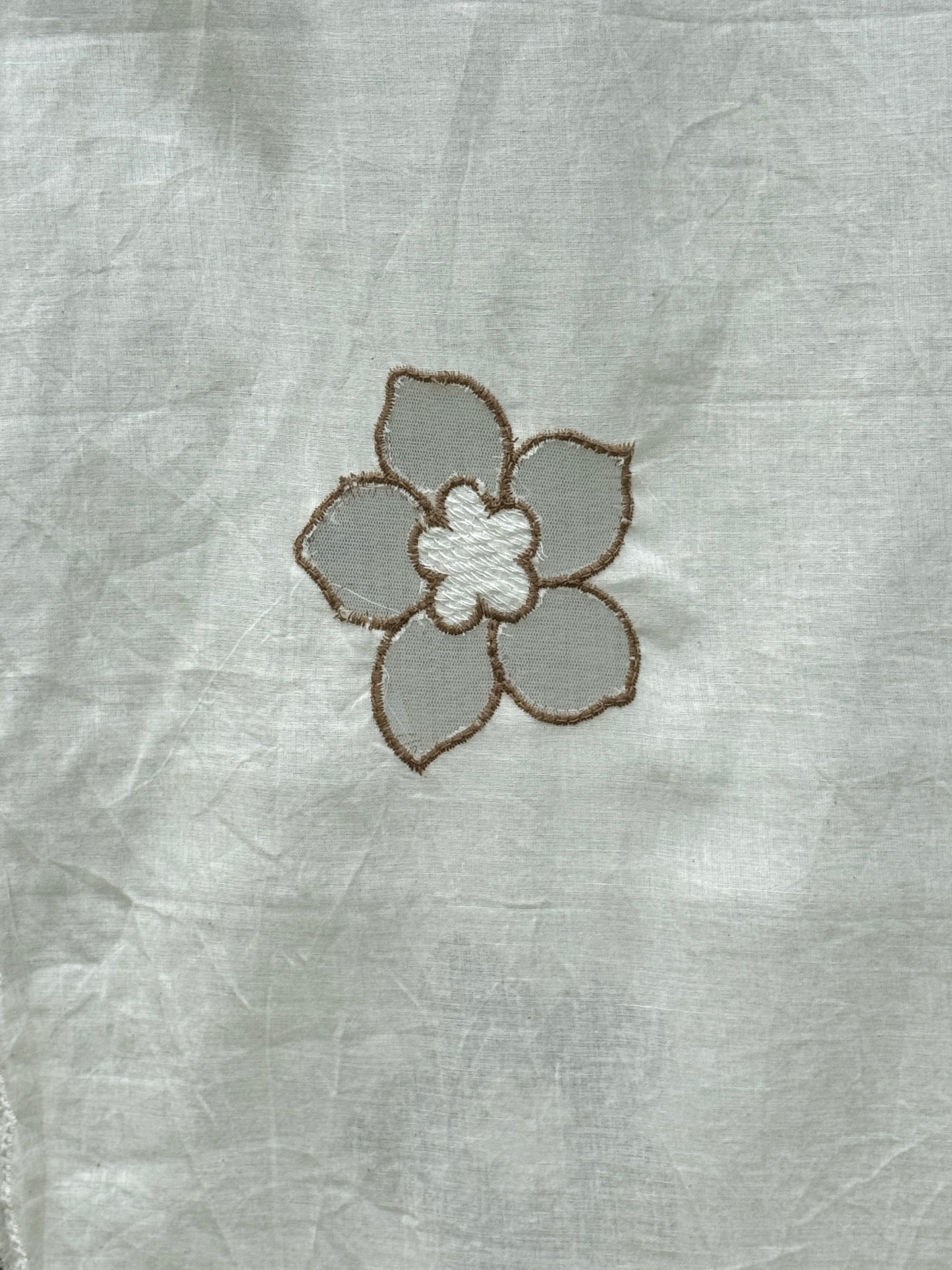 Applique Embroidered Cotton Dupatta