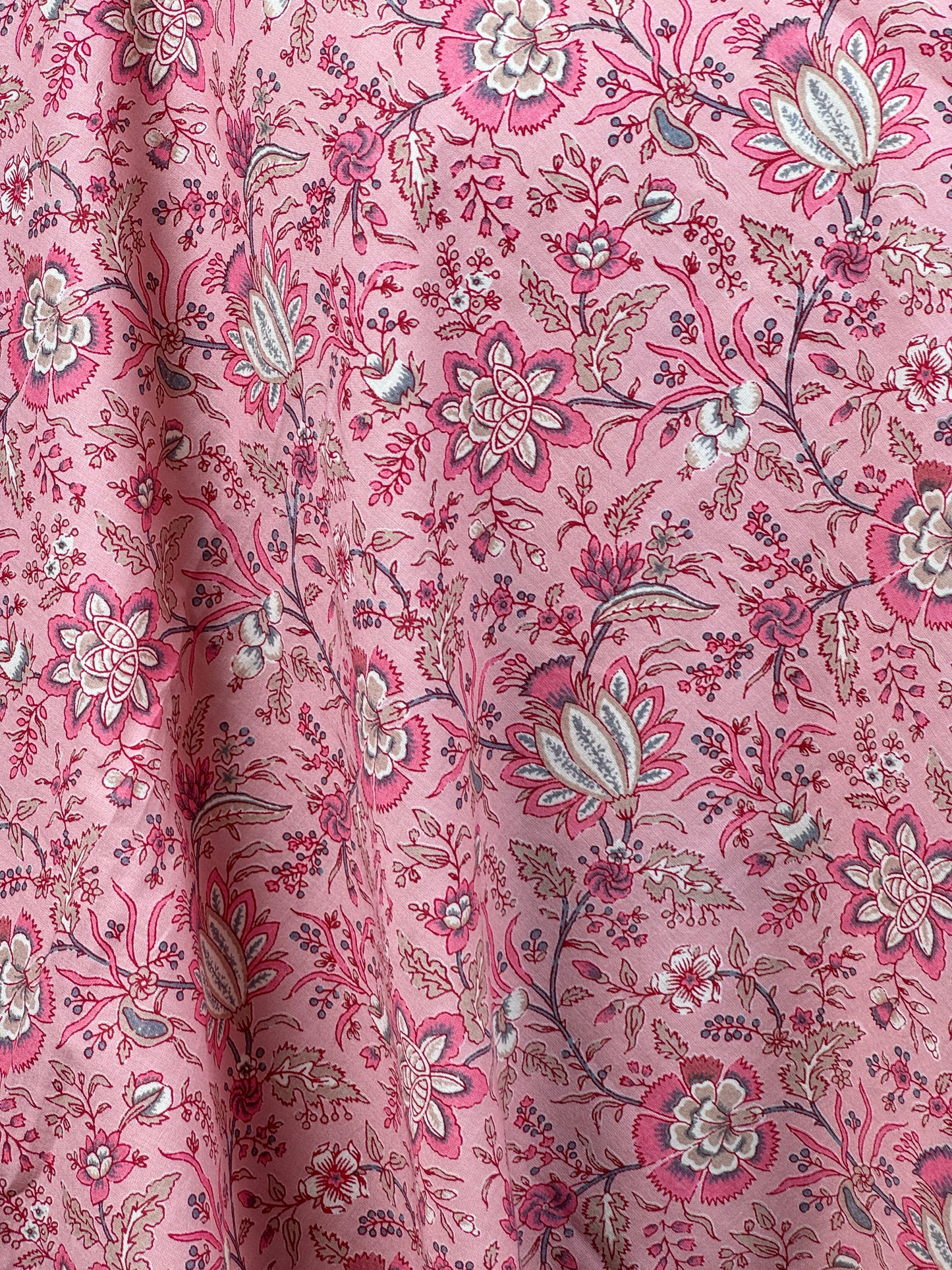 Discharge Printed Cotton Fabric