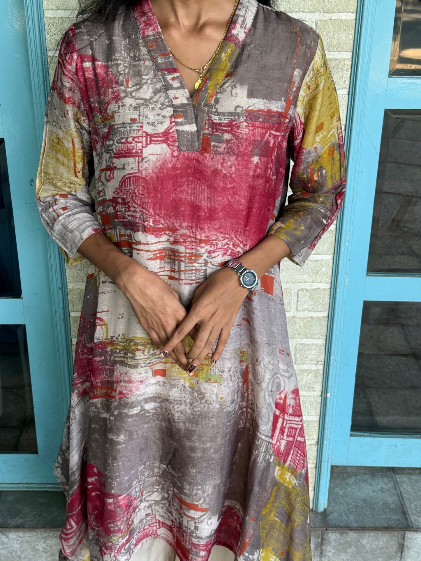 Cotton Linen Salwar Suits