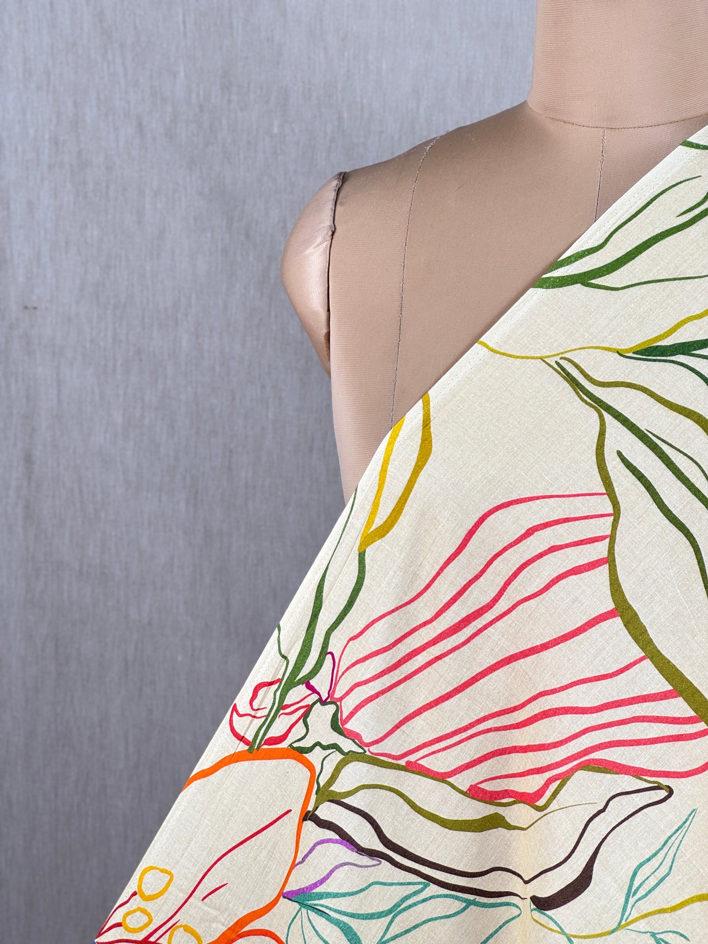 Digital Printed Cambric Cotton Fabric