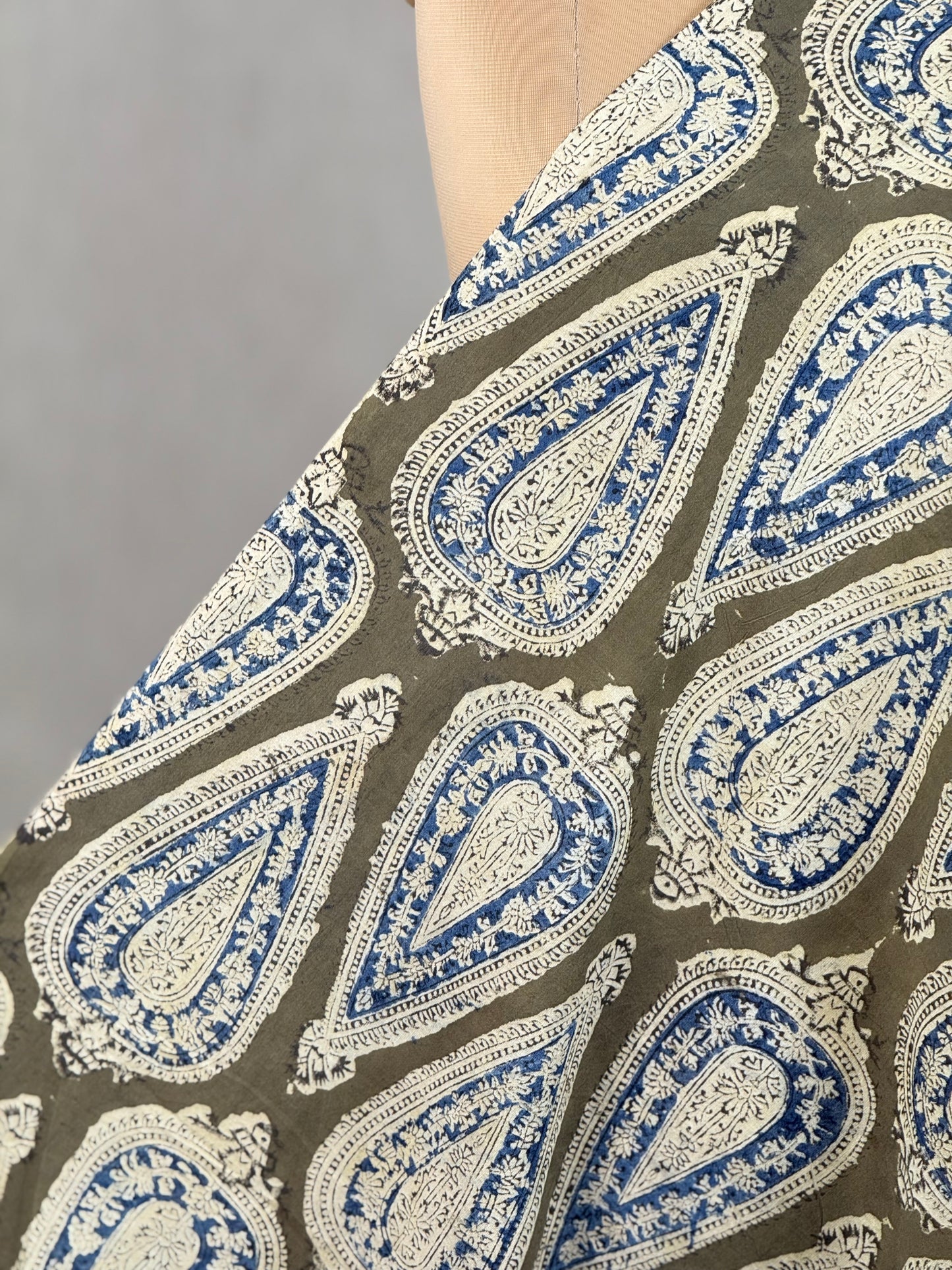 Kalamkari printed modal fabric
