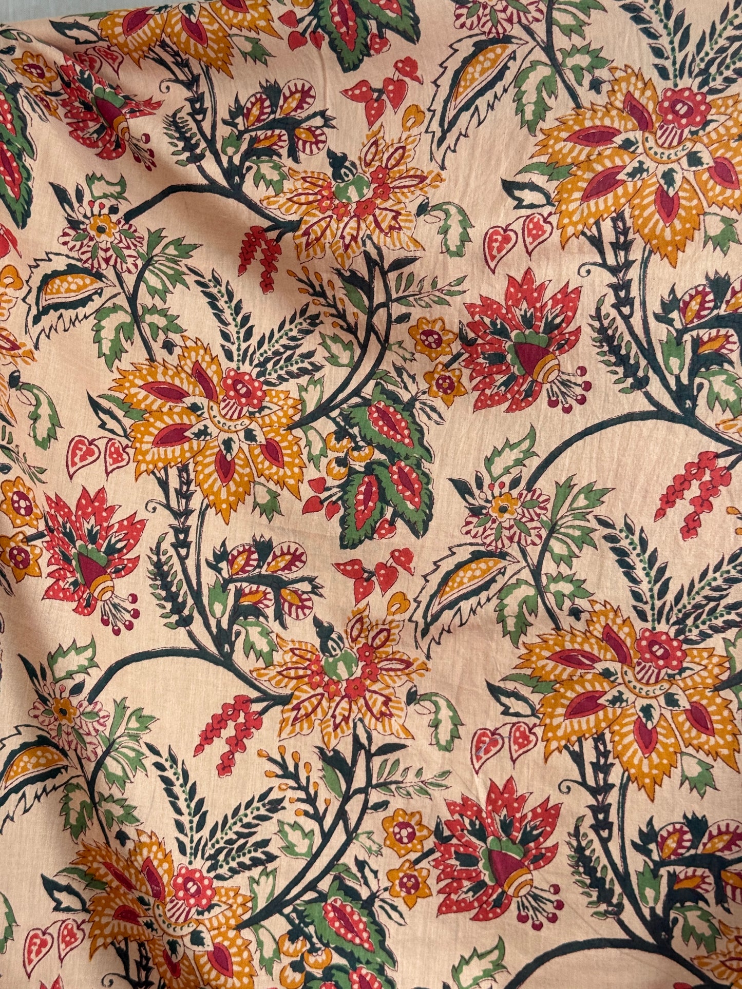 Printed Mulmul Cotton Fabric