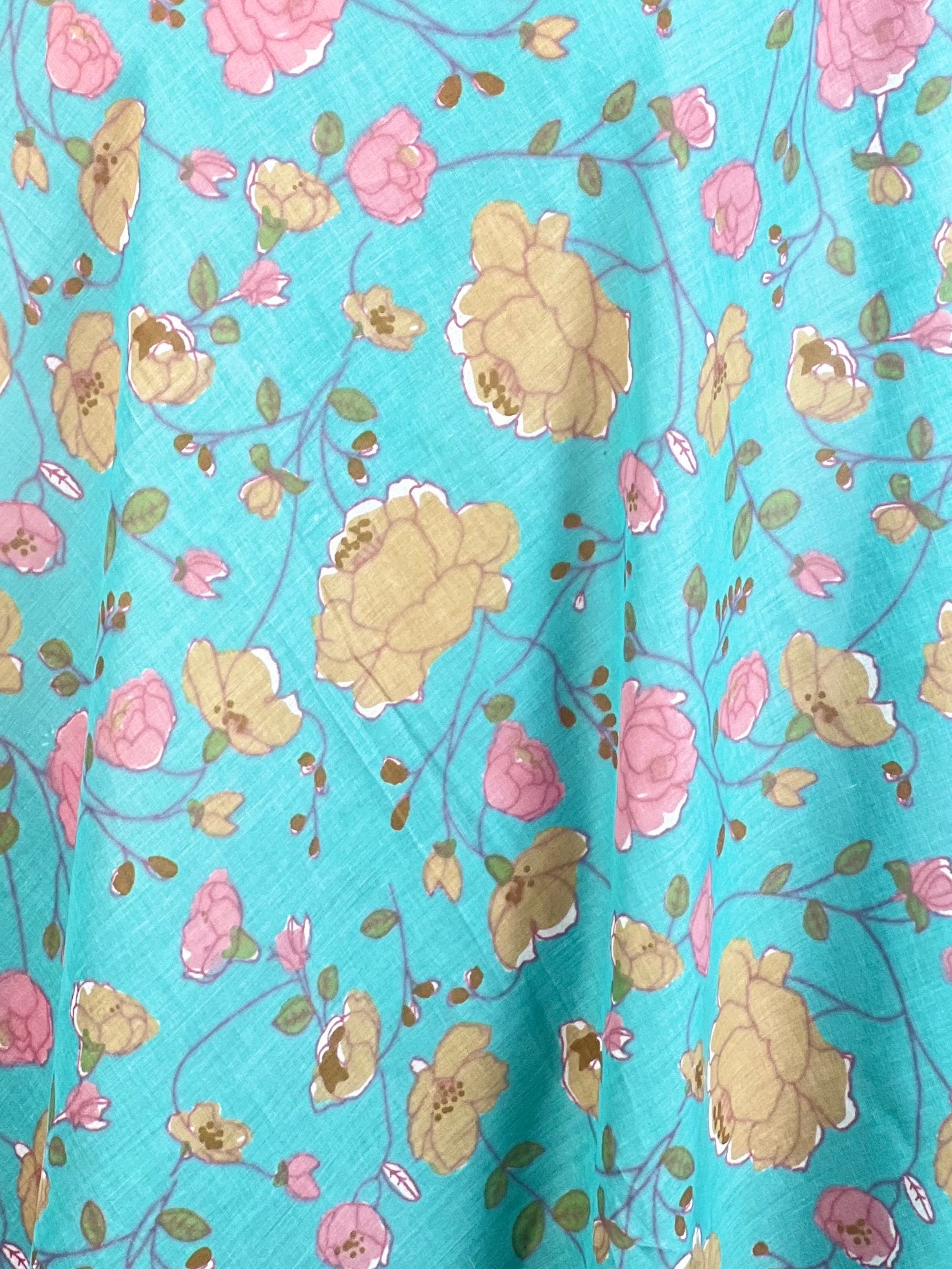 Printed Mulmul Cotton Fabric