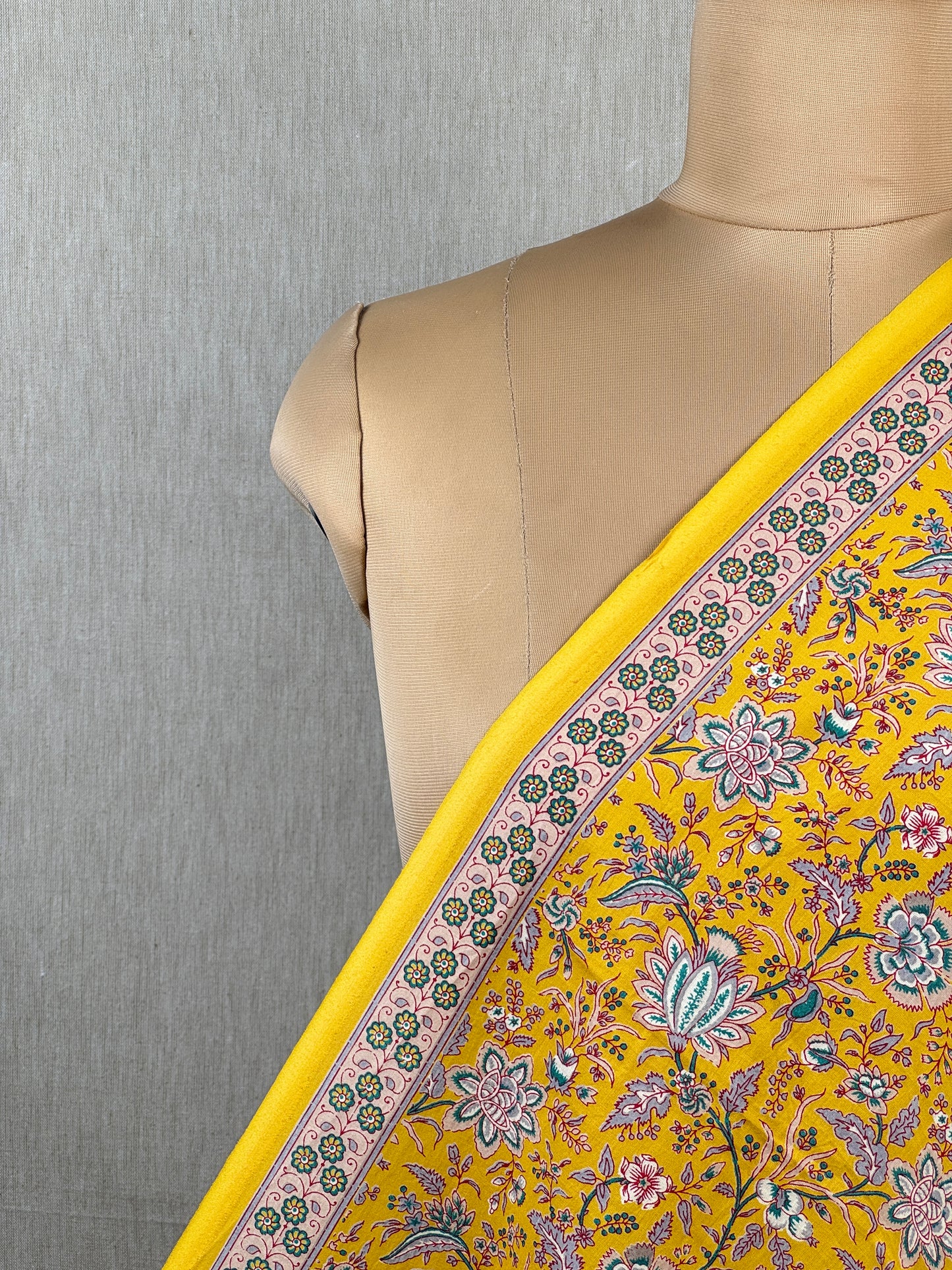 Discharge Printed Cotton Fabric
