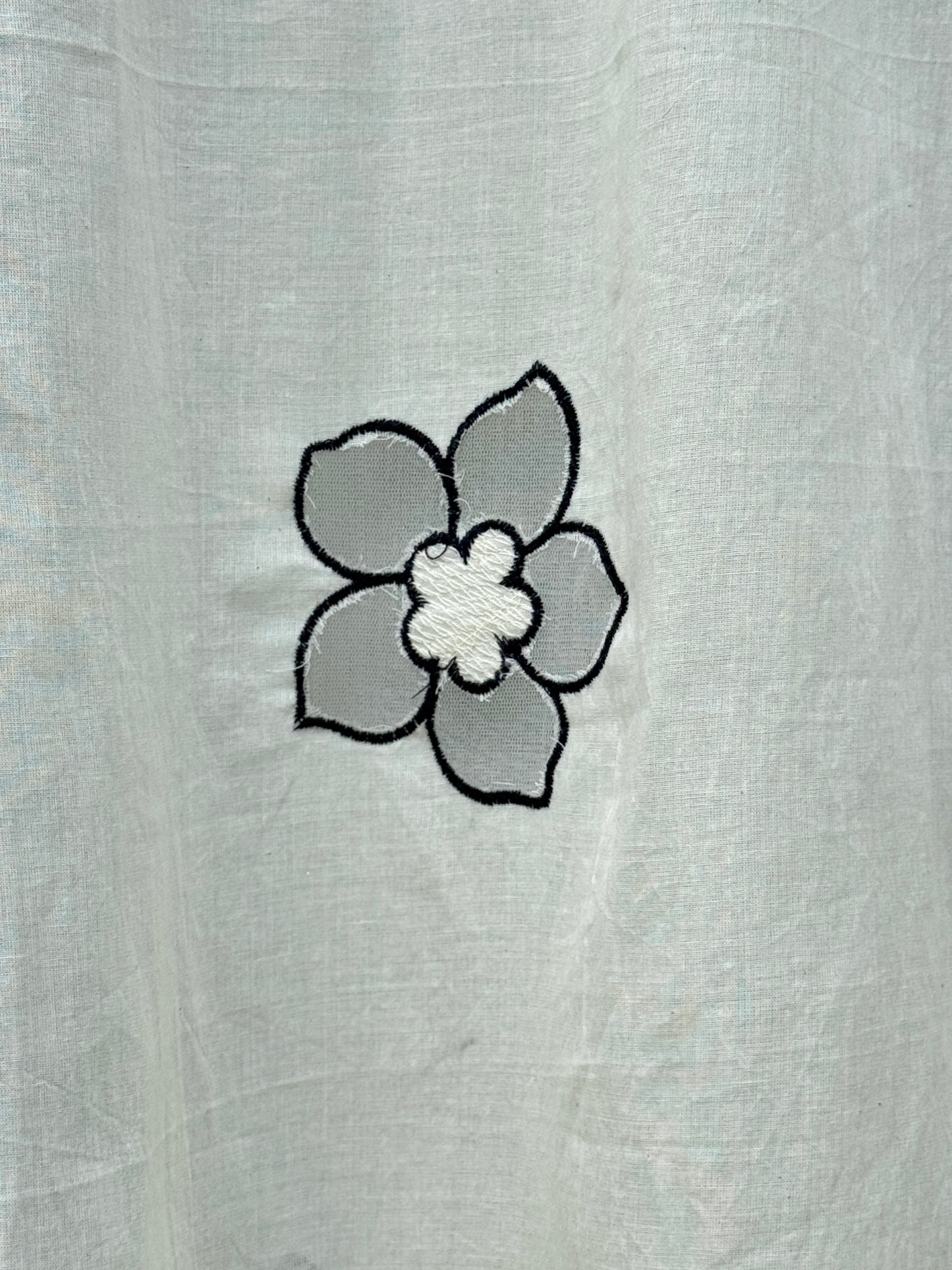 Applique Embroidered Cotton Dupatta