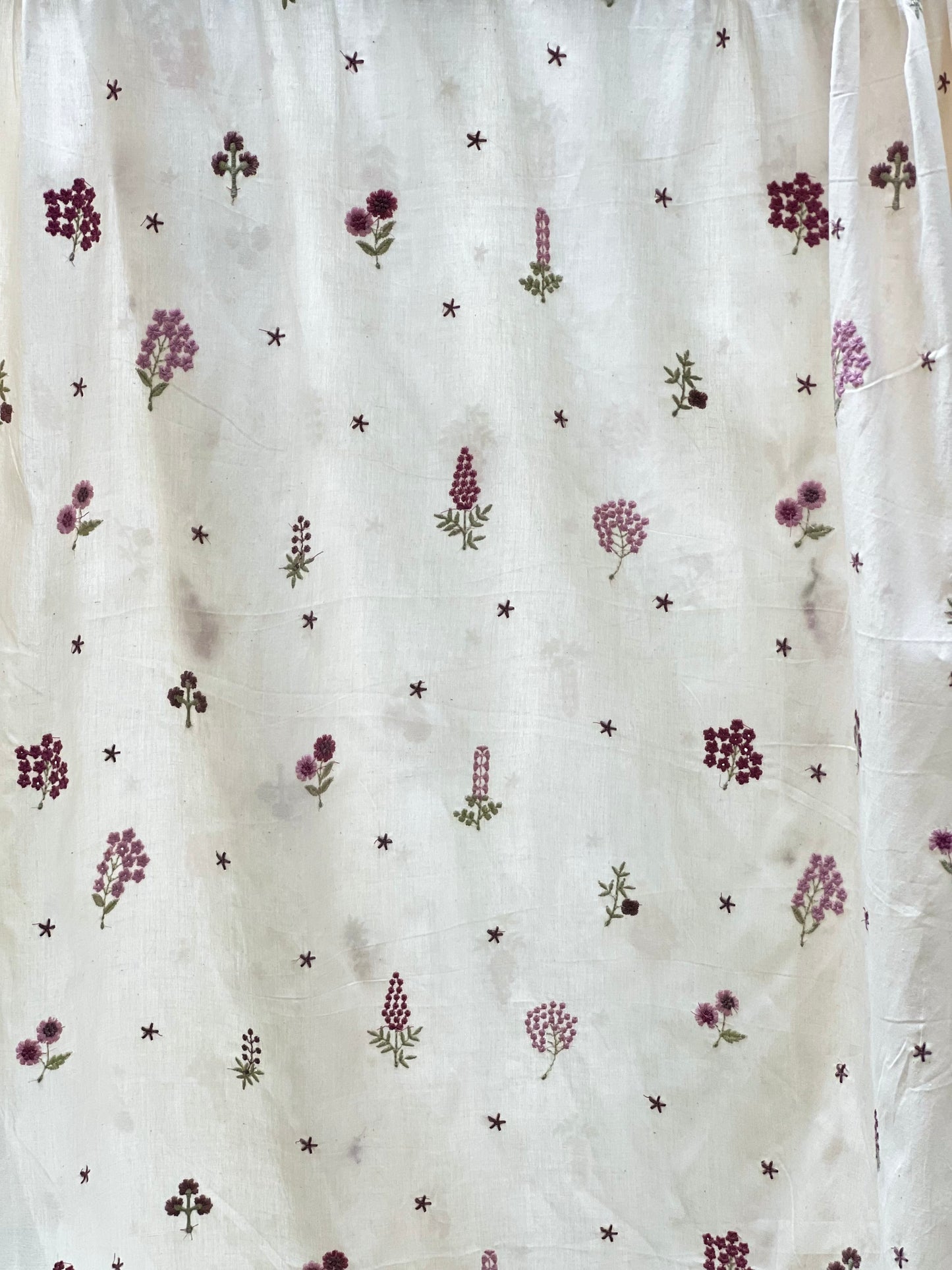 Embroidered Kora Cotton Fabric