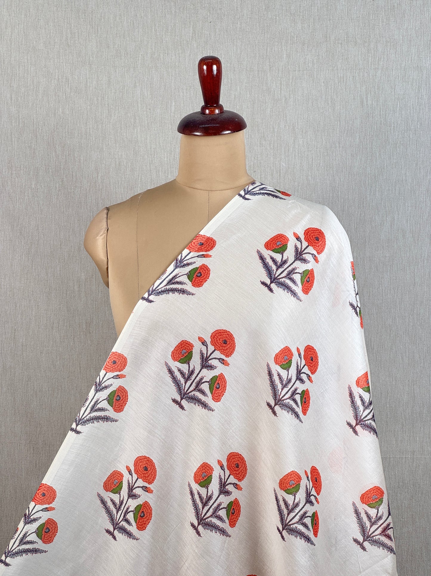 Printed Chanderi Fabric