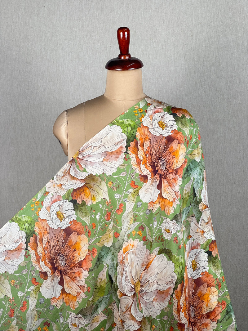 Digital Printed Muslin Fabric