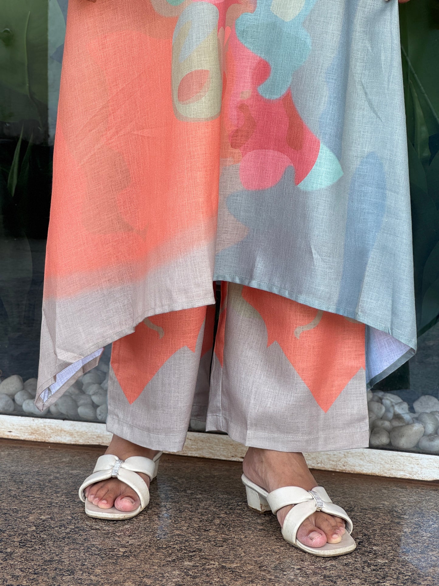 Cotton Linen Co -ord Set