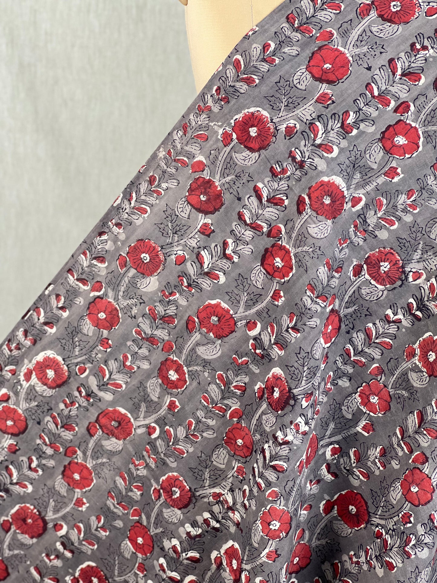 Bagru Hand-Printed Cambric Cotton Fabrics