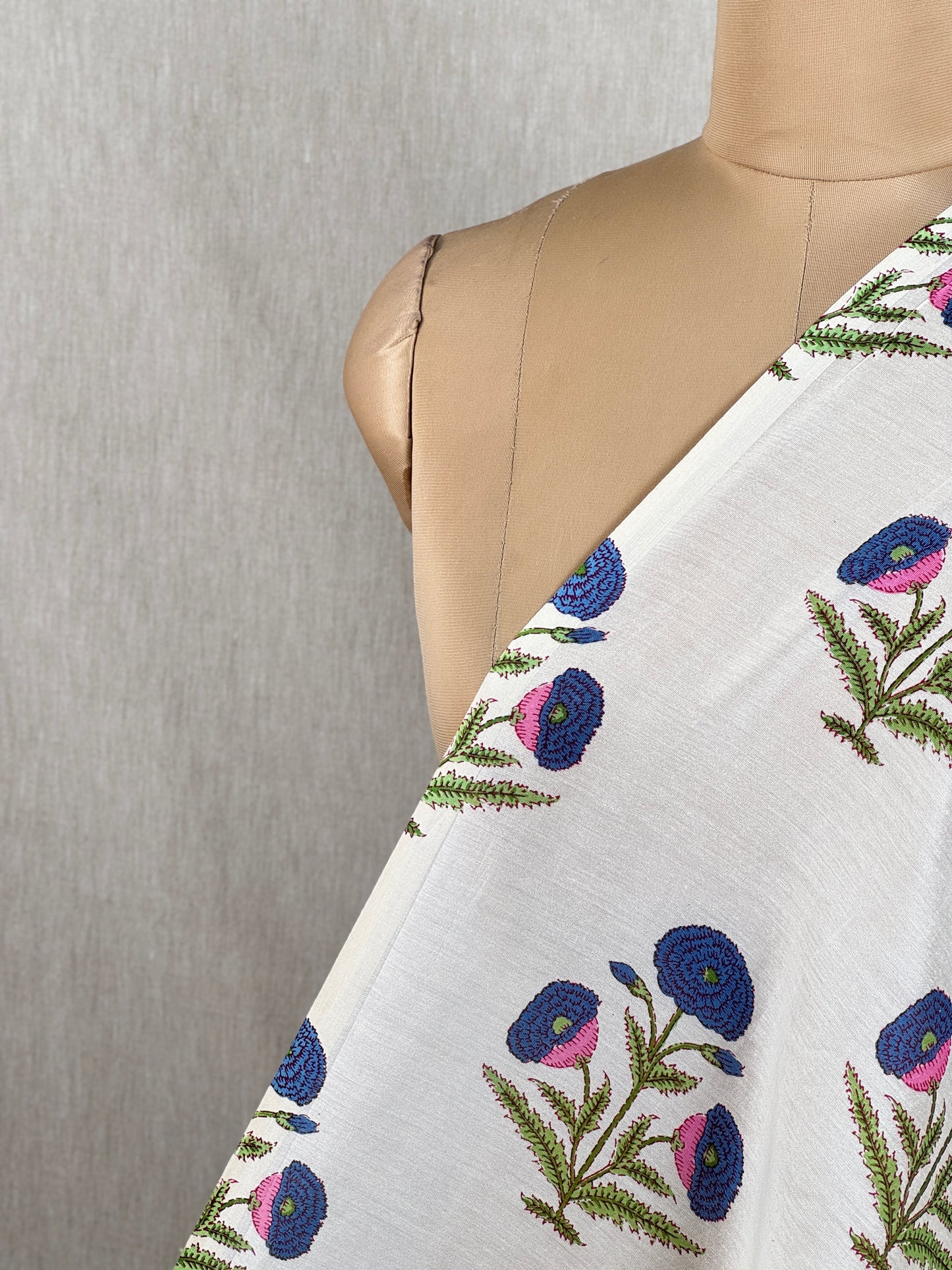 Printed Chanderi Fabric