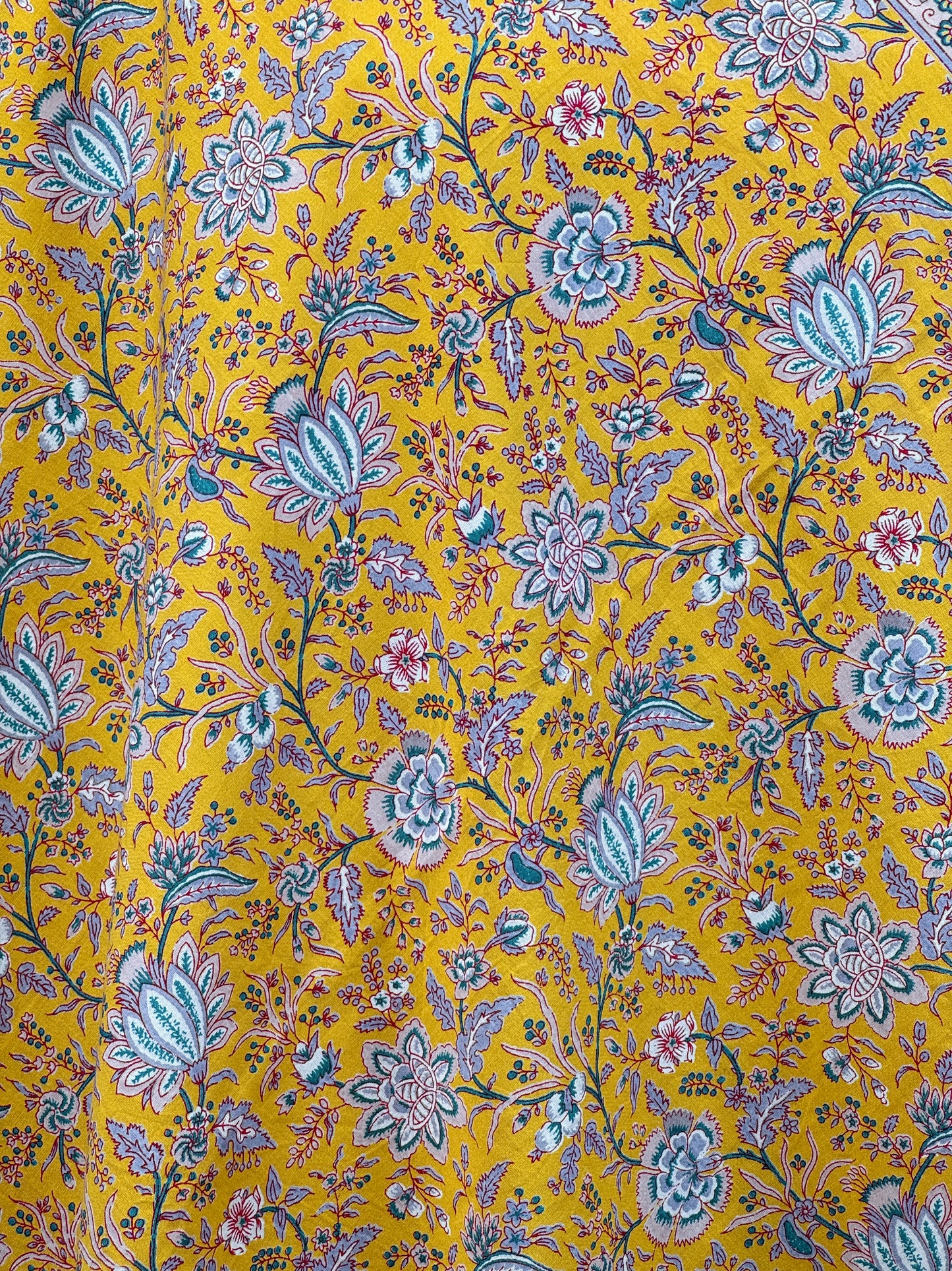 Discharge Printed Cotton Fabric