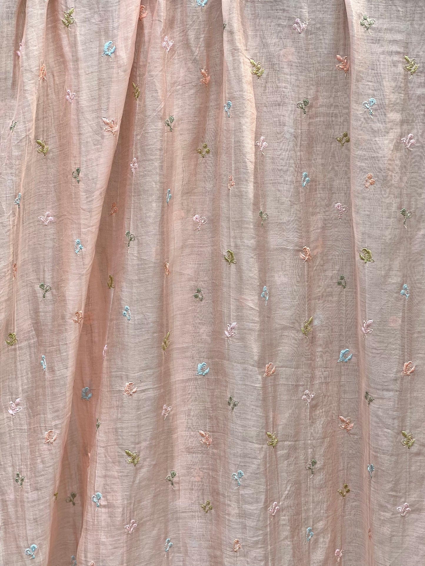 Embroidered 40gm Banarasi Chanderi Fabrics