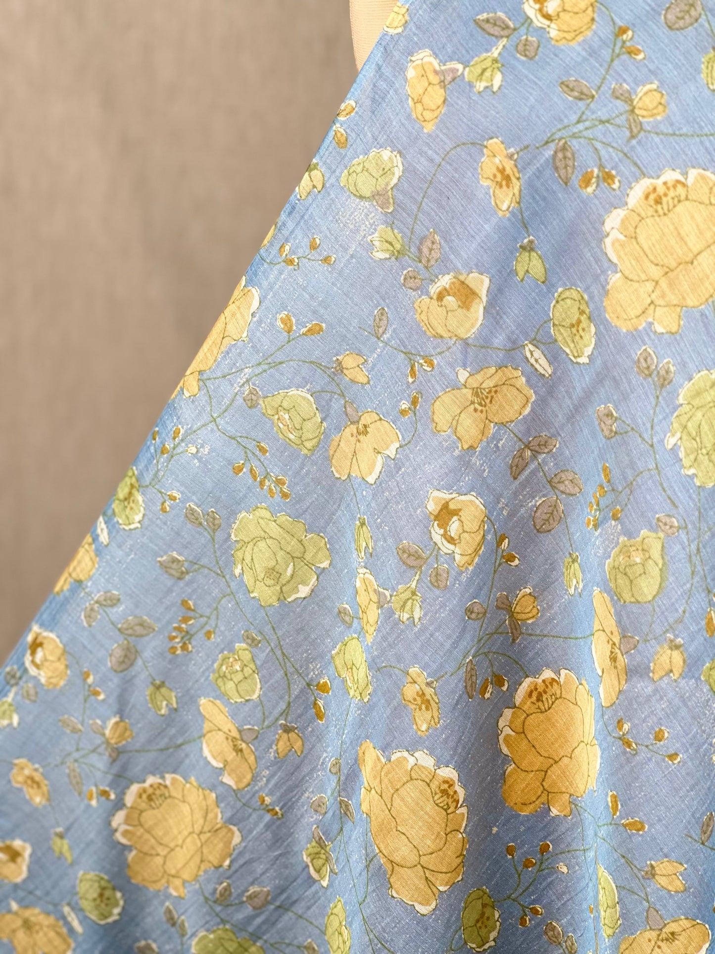 Printed Chanderi Fabric