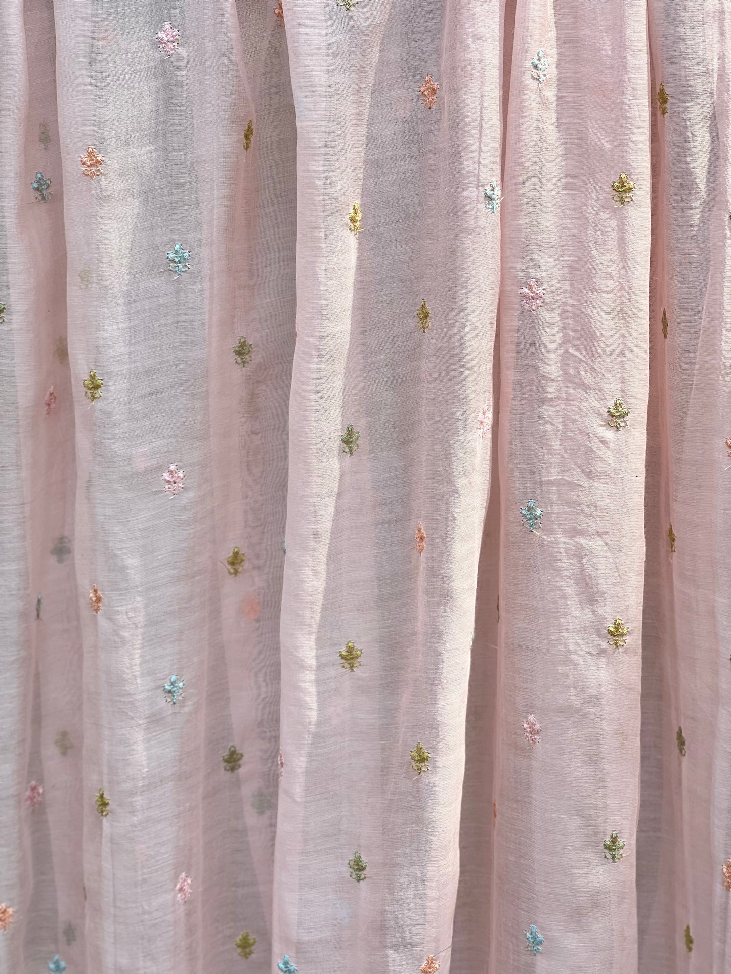 Embroidered 40gm Banarasi Chanderi Fabrics