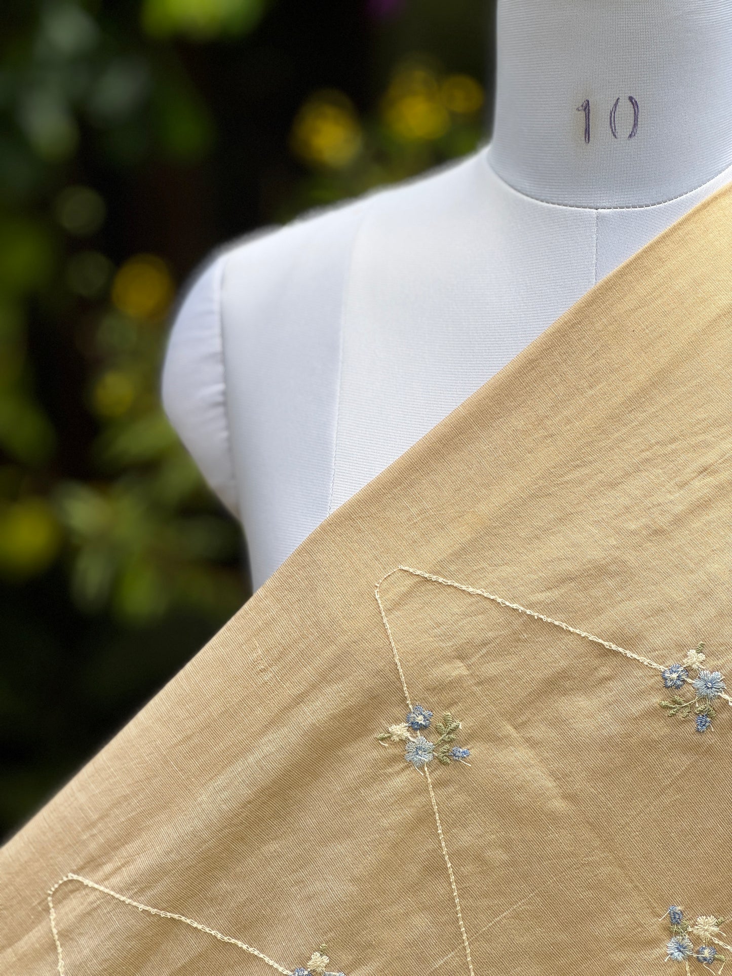 Embroidered Cotton Tissue Fabrics