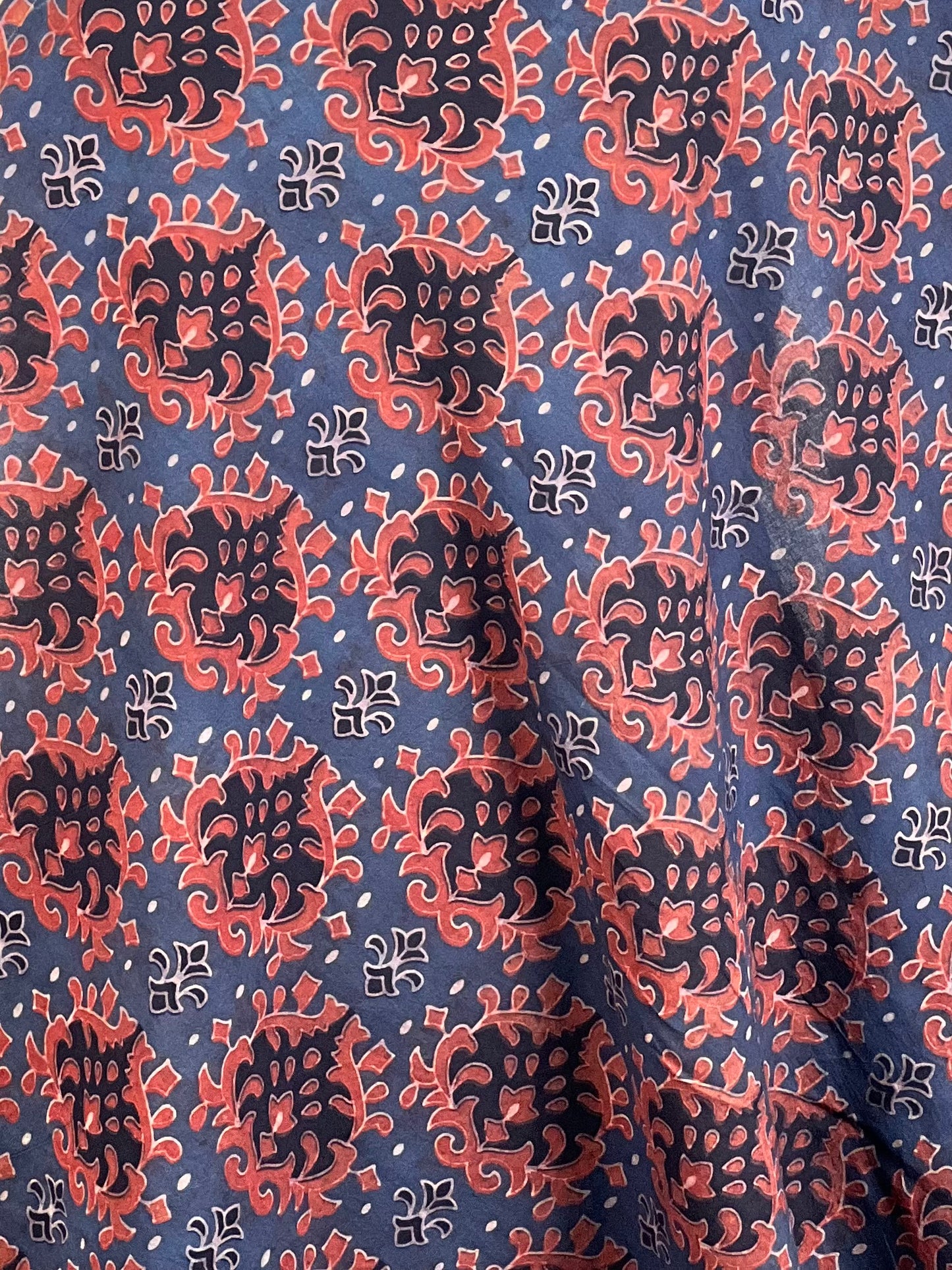 Ajrak Printed Modal Fabric