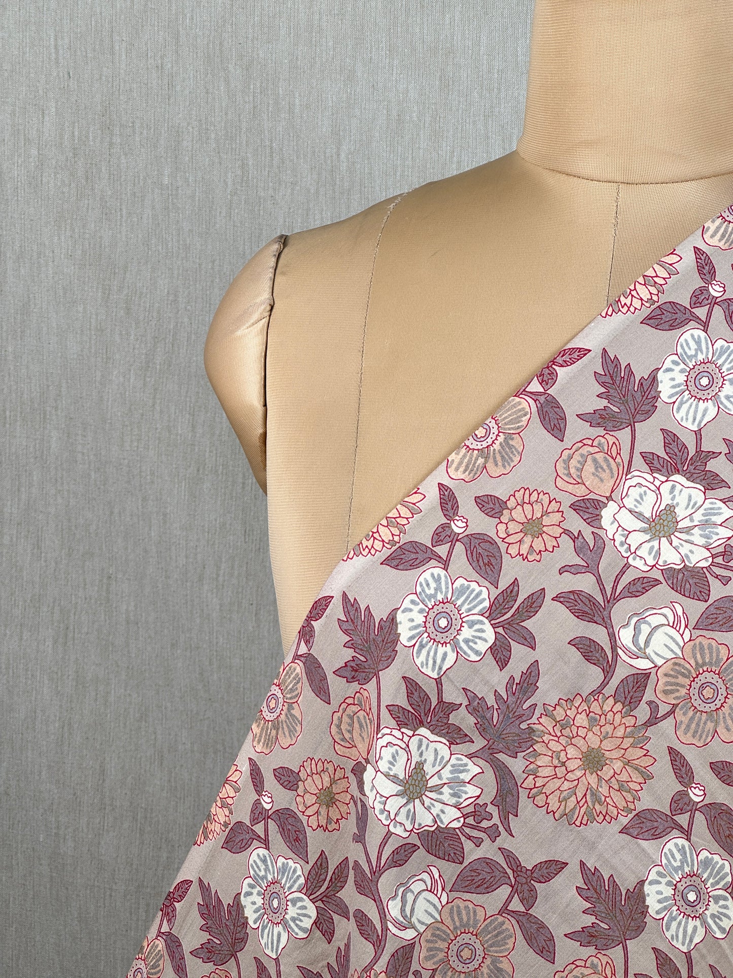 Discharge Printed Cotton Fabric