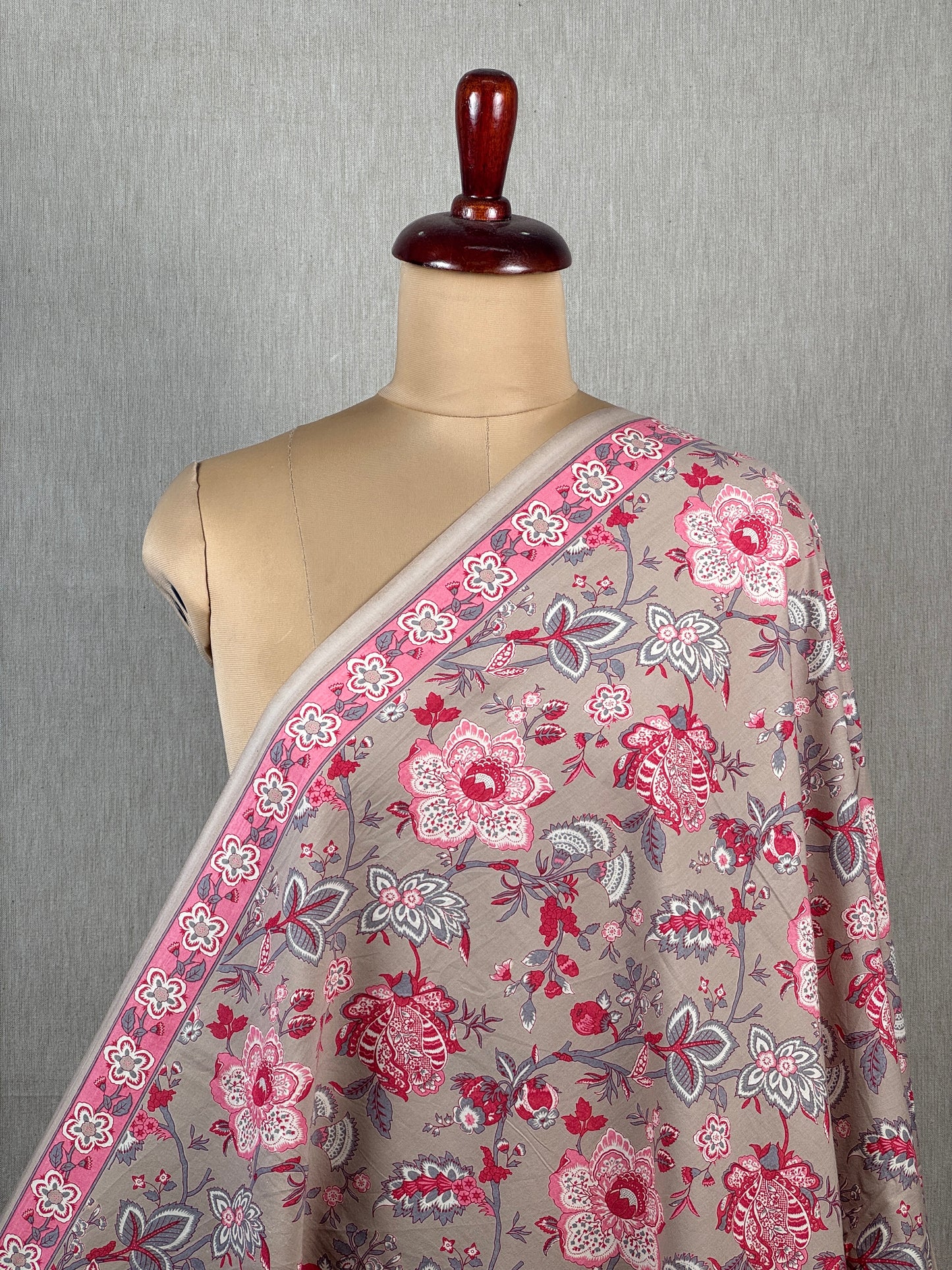 Discharge Printed Cotton Fabric