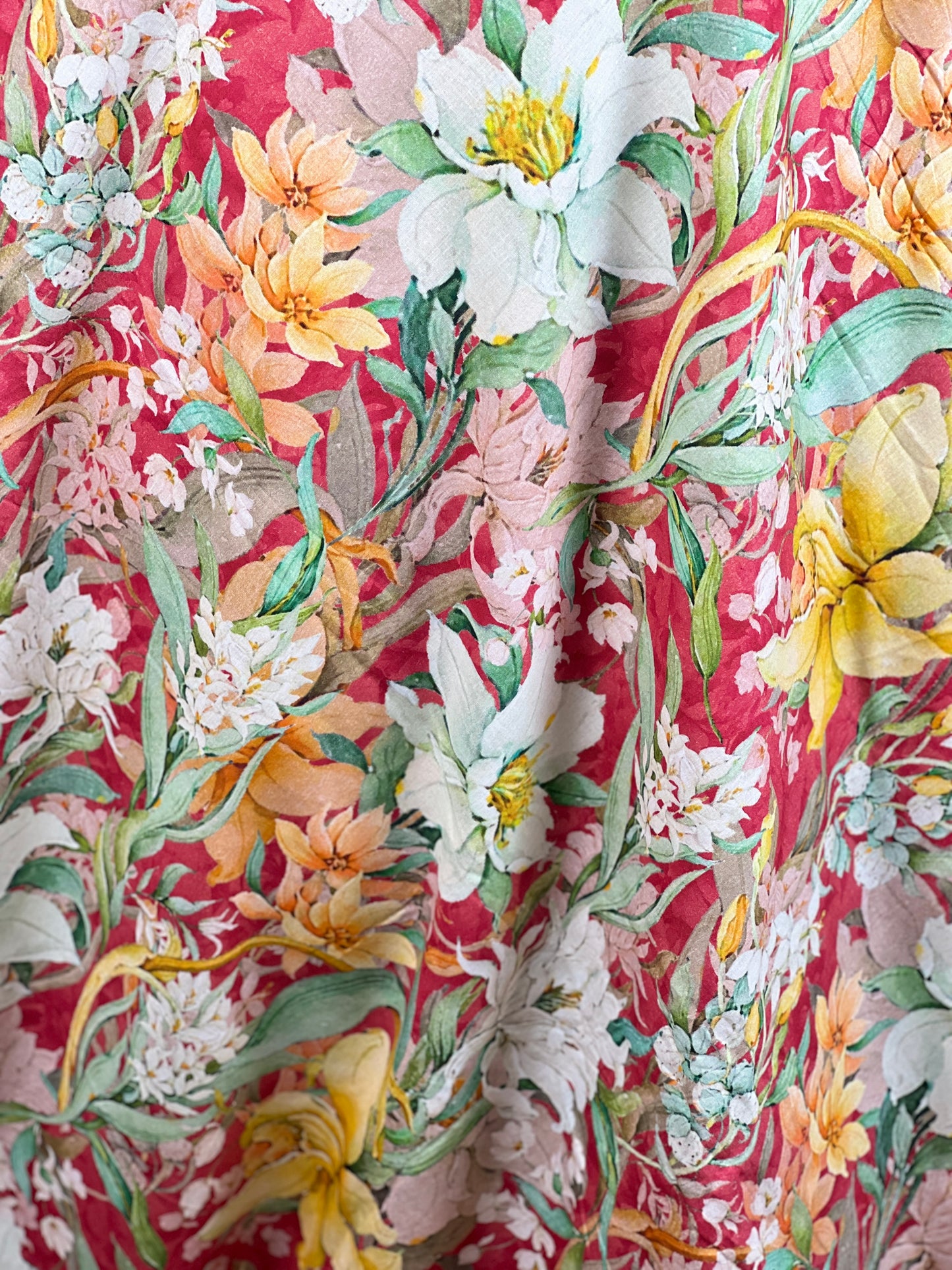 Digital Printed Cambric Cotton Fabric