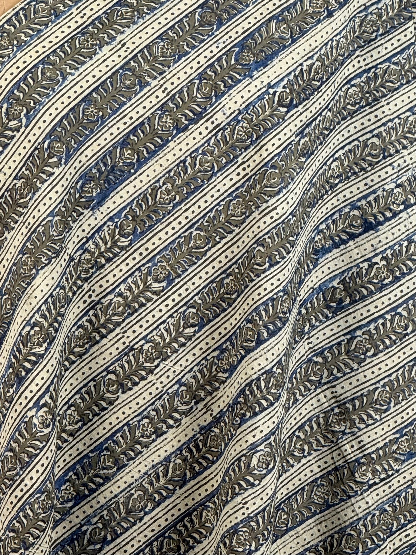 Kalamkari printed modal fabric