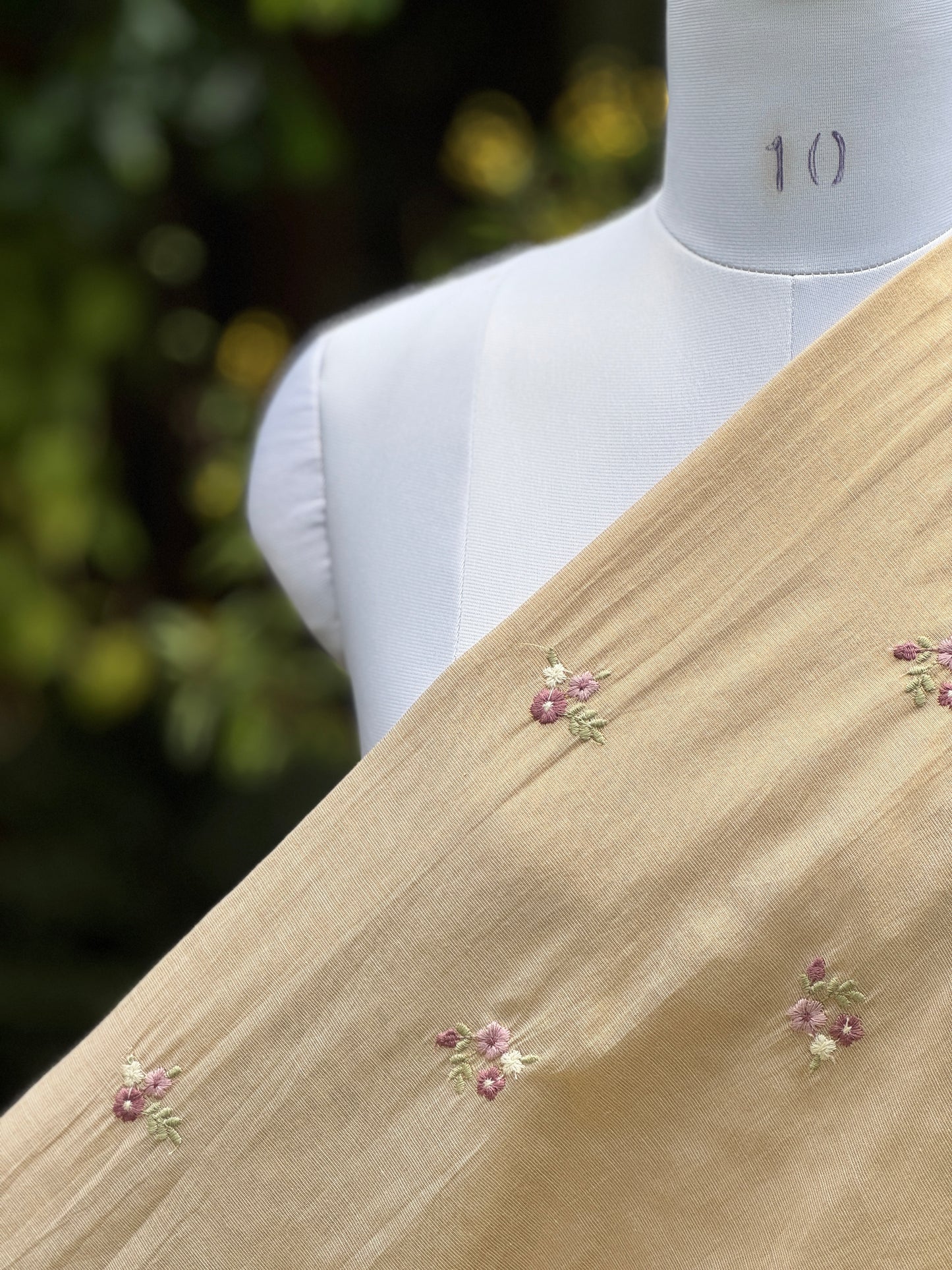 Embroidered Cotton Tissue Fabrics