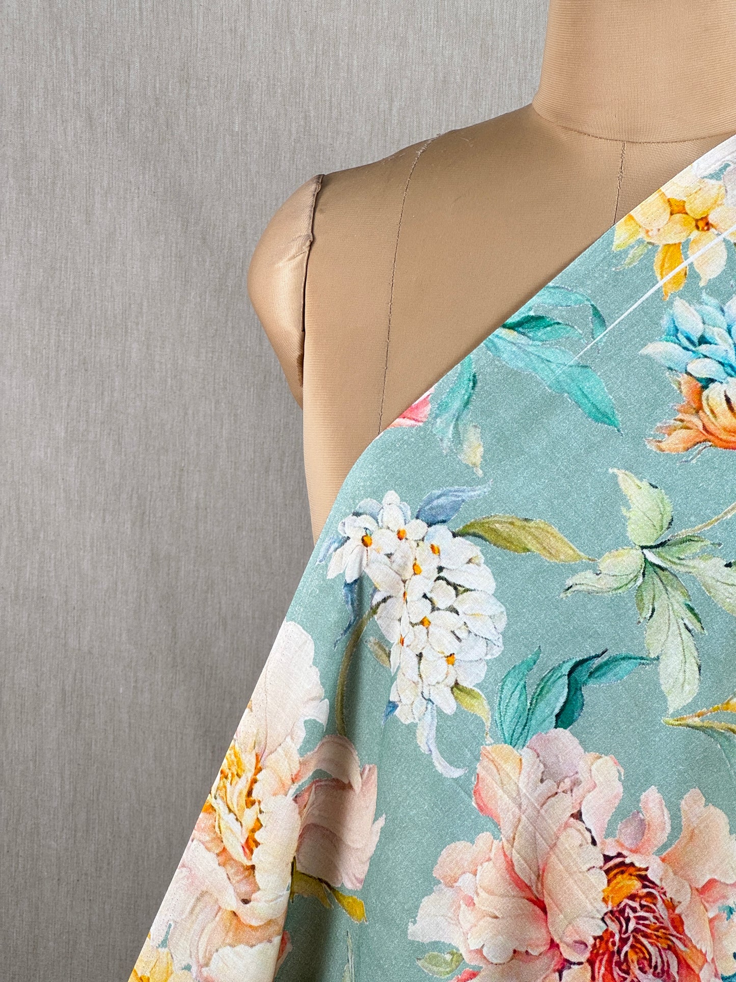 Digital Printed Cambric Cotton Fabric