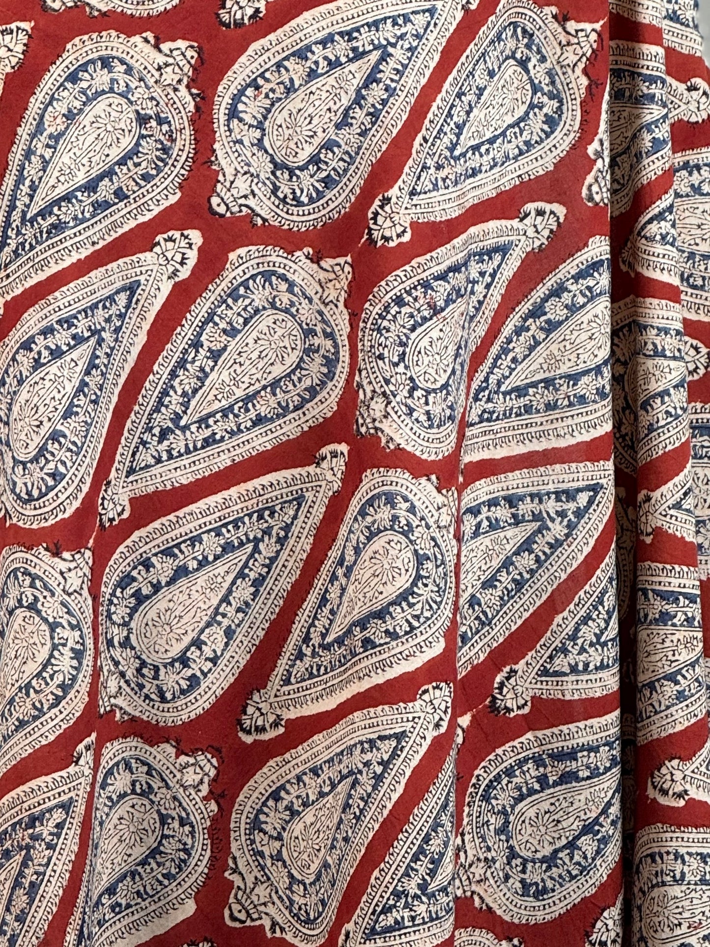 Kalamkari printed modal fabric