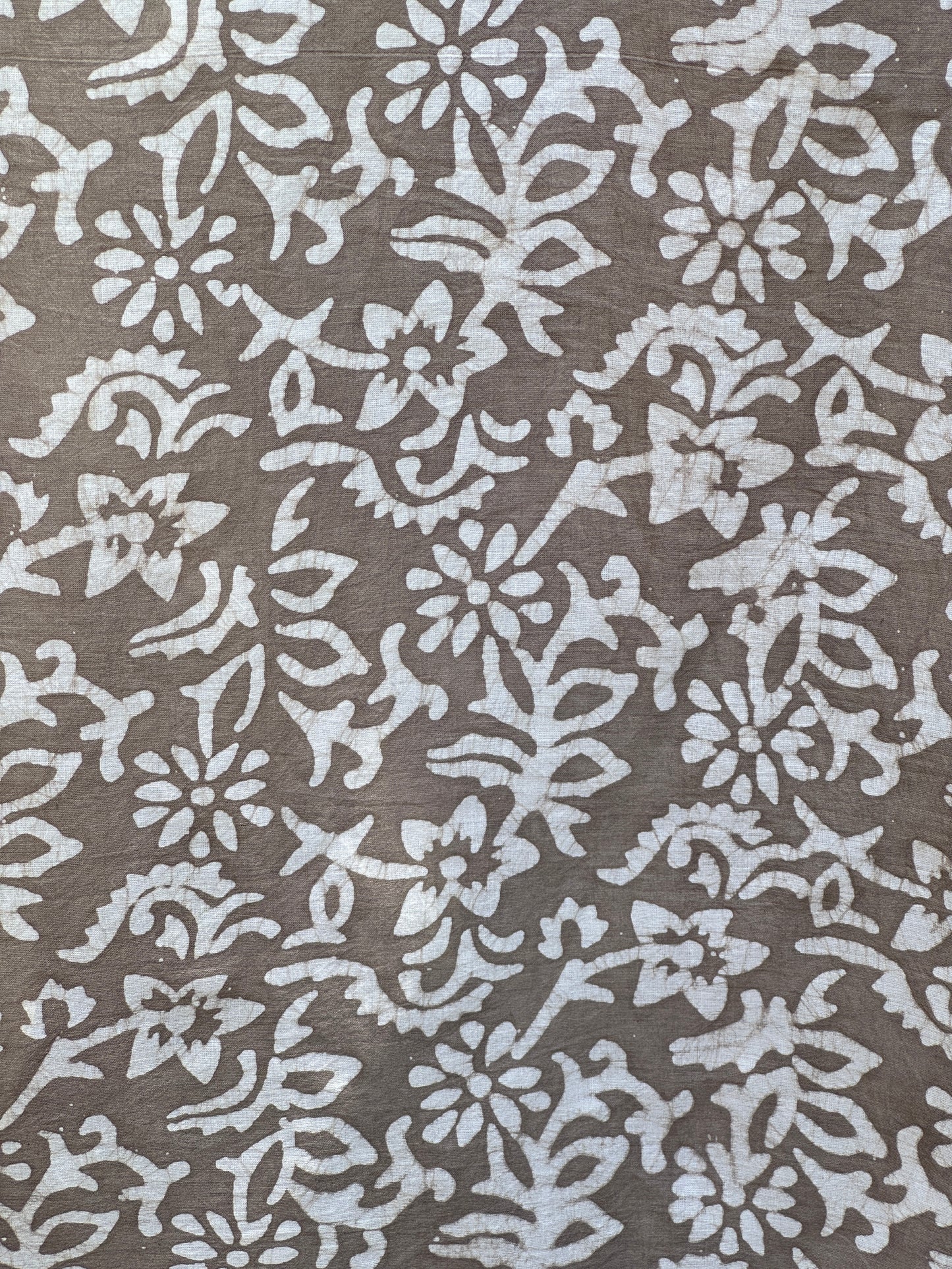 Block Printed Cotton Fabric With Hakoba Border