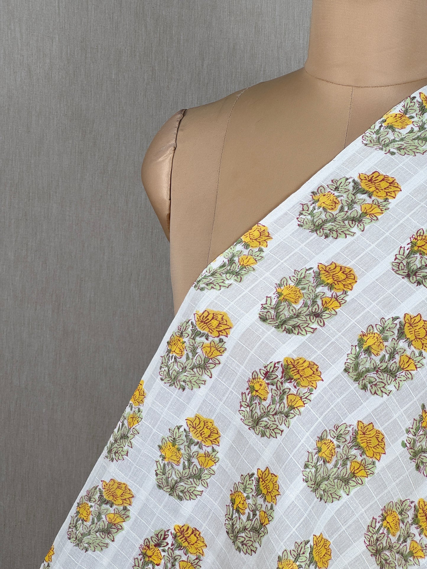 Block Printed Cotton Fabric