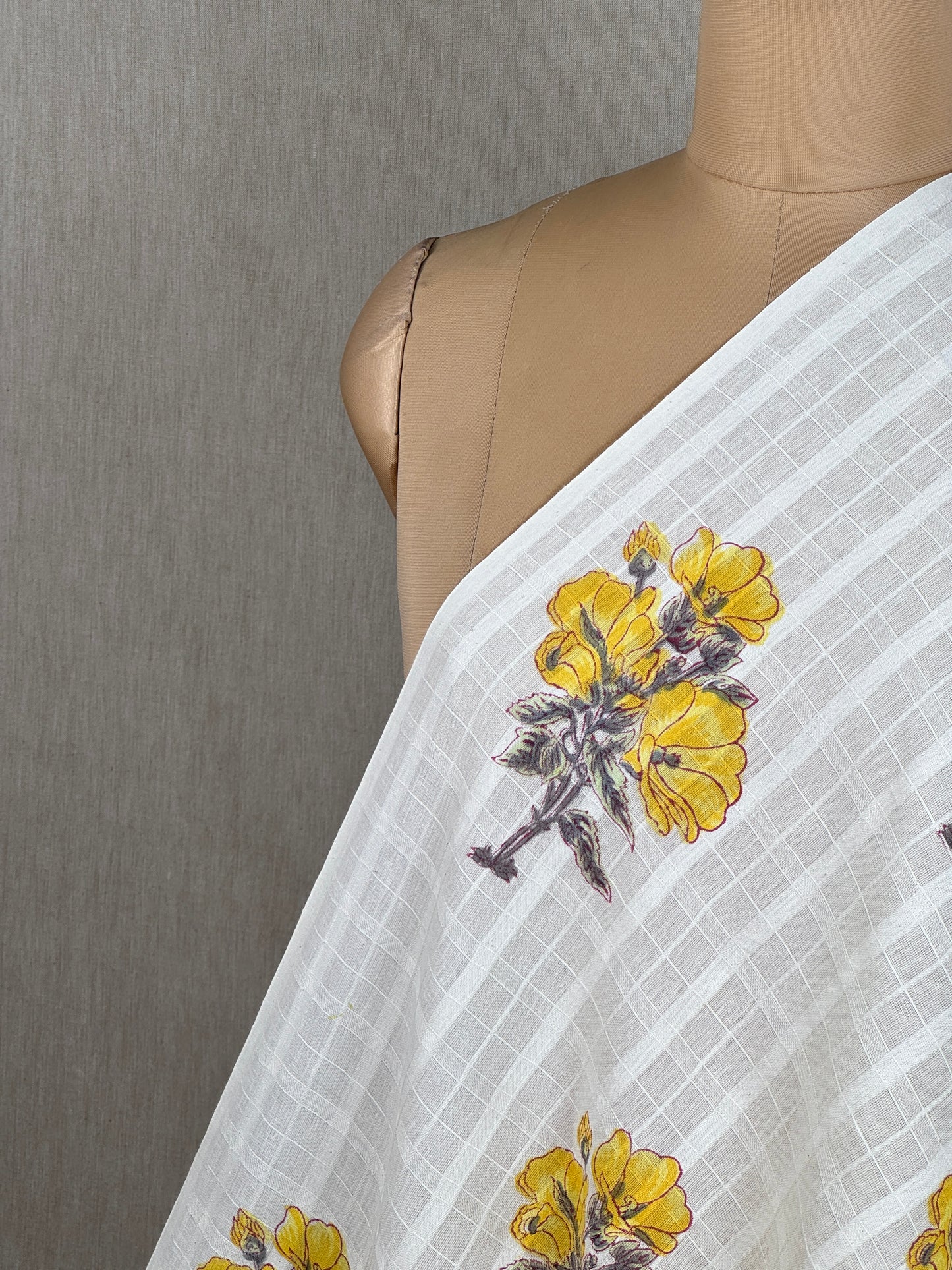 Block Printed Cotton Fabric