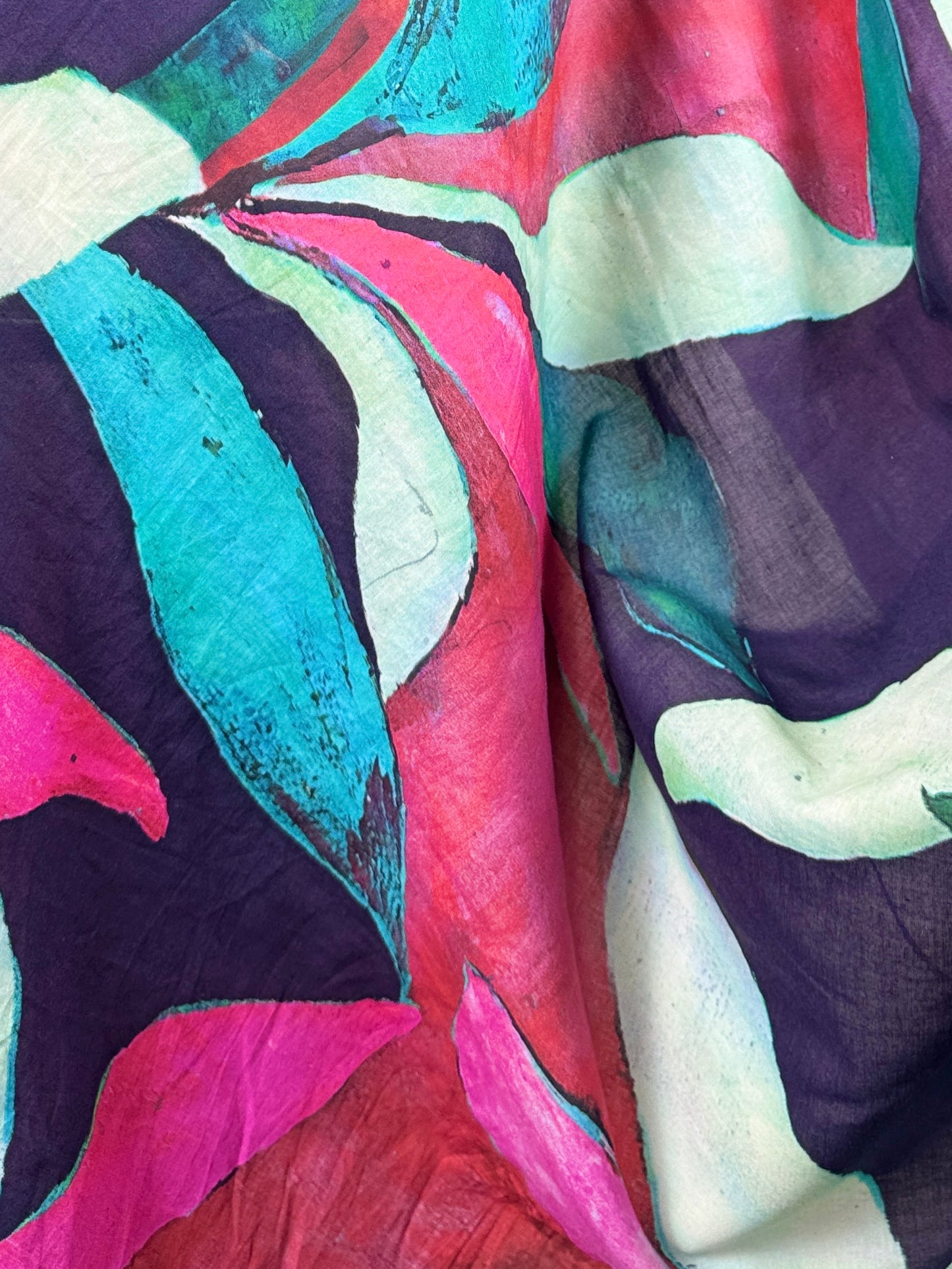 Digital Printed Mulmul Cotton Fabric