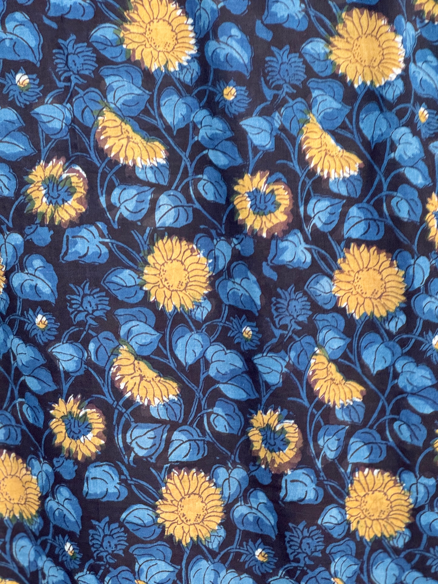 Block Printed Mulmul Cotton Dupatta