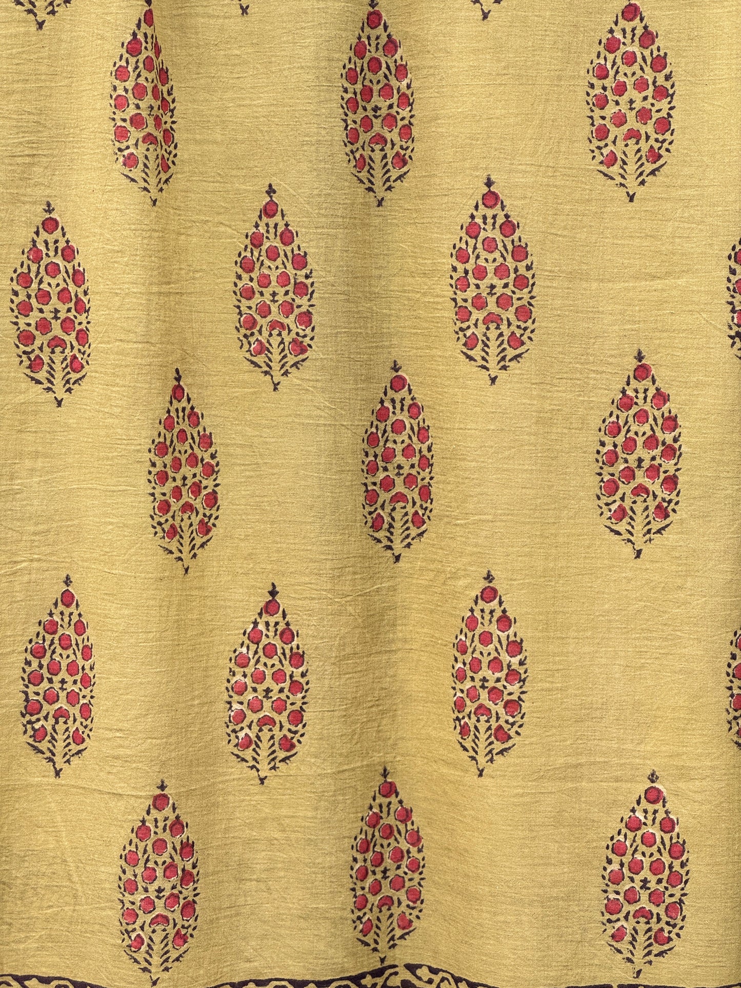 Block Printed Mulmul Cotton Dupatta