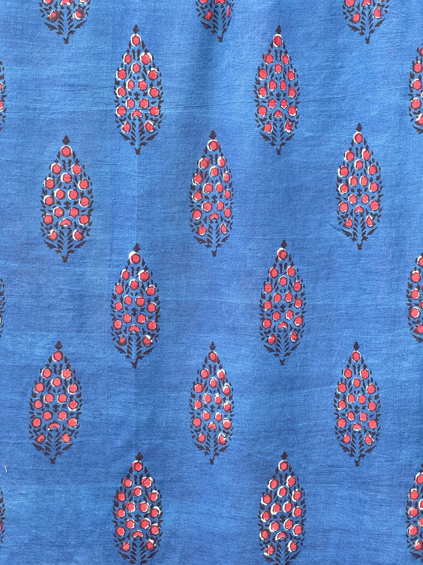 Block Printed Mulmul Cotton Dupatta