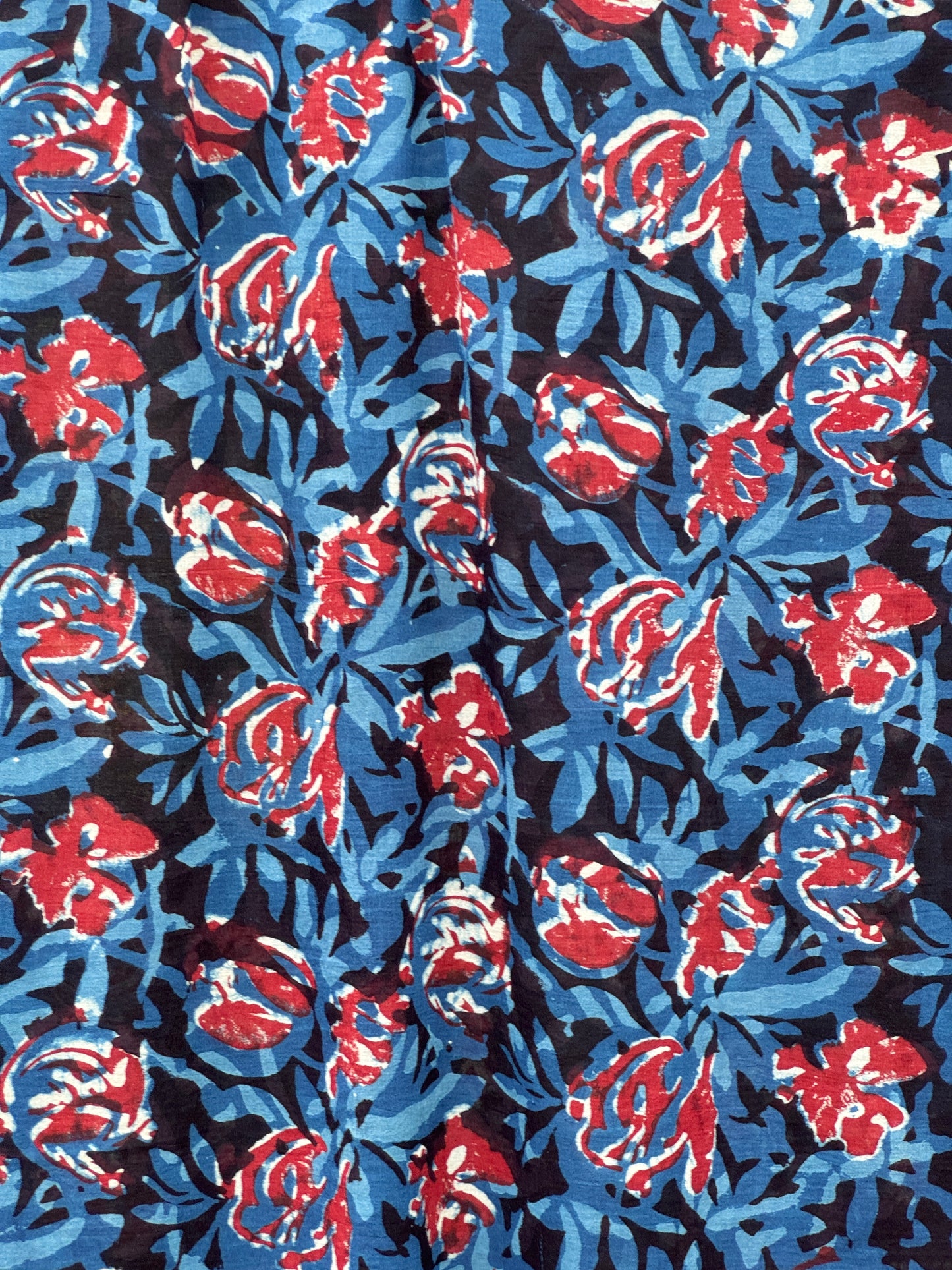 Block Printed Mulmul Cotton Dupatta