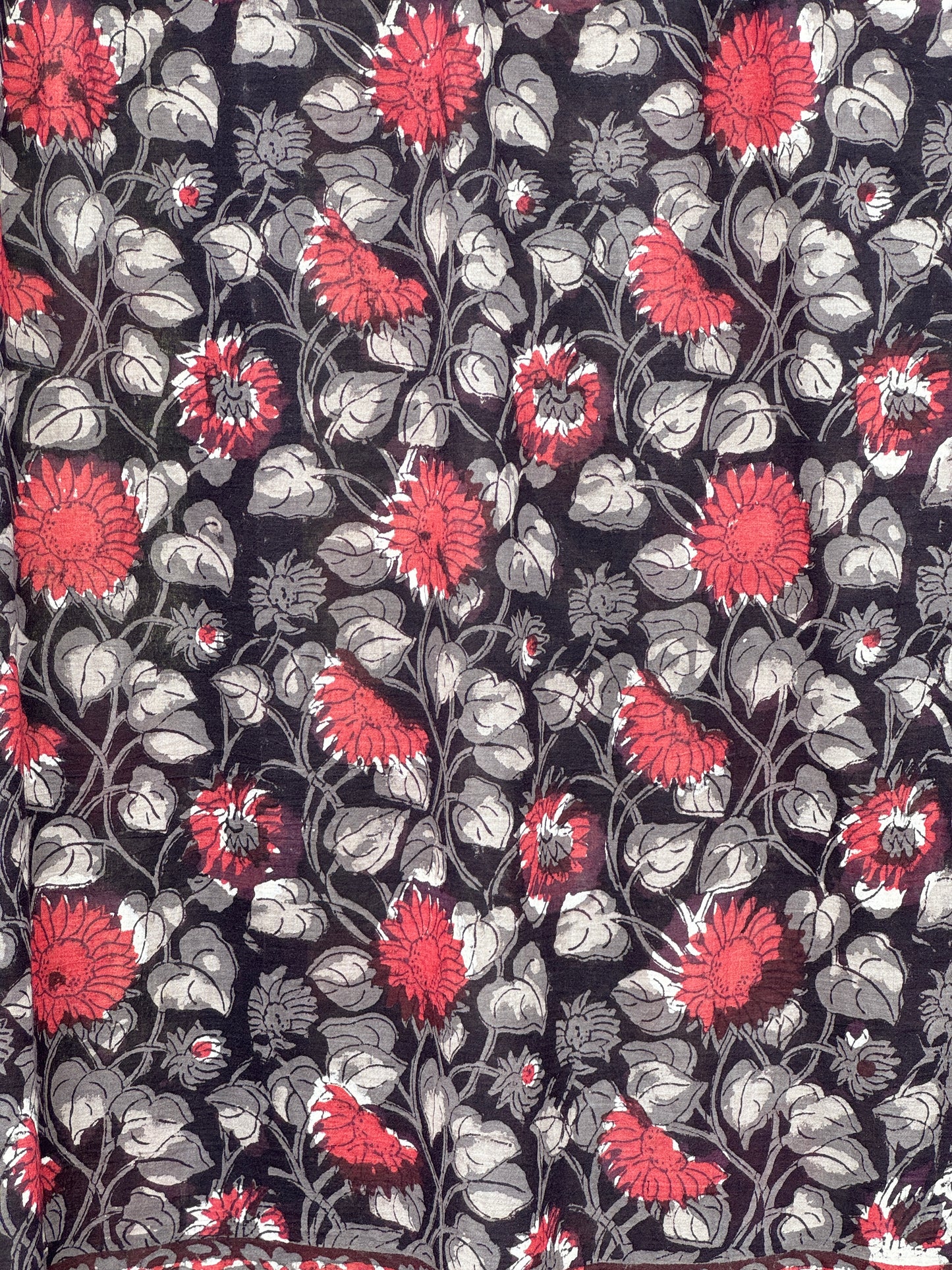 Block Printed Mulmul Cotton Dupatta