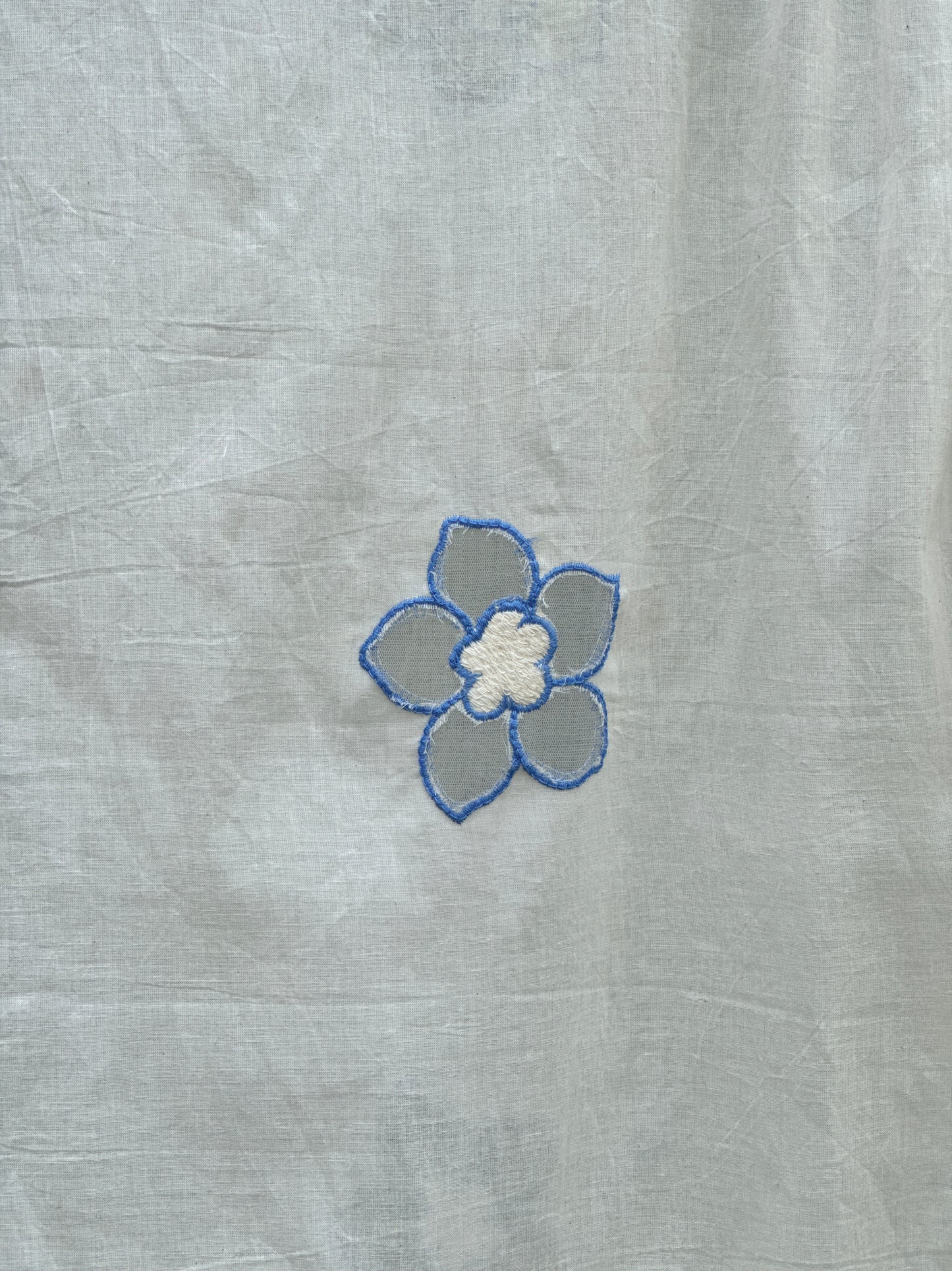 Applique Embroidered Kora Cotton Dupatta