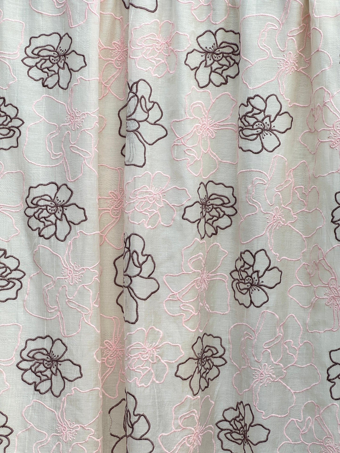 Embroidered 40 gm Banarasi Chanderi Fabric