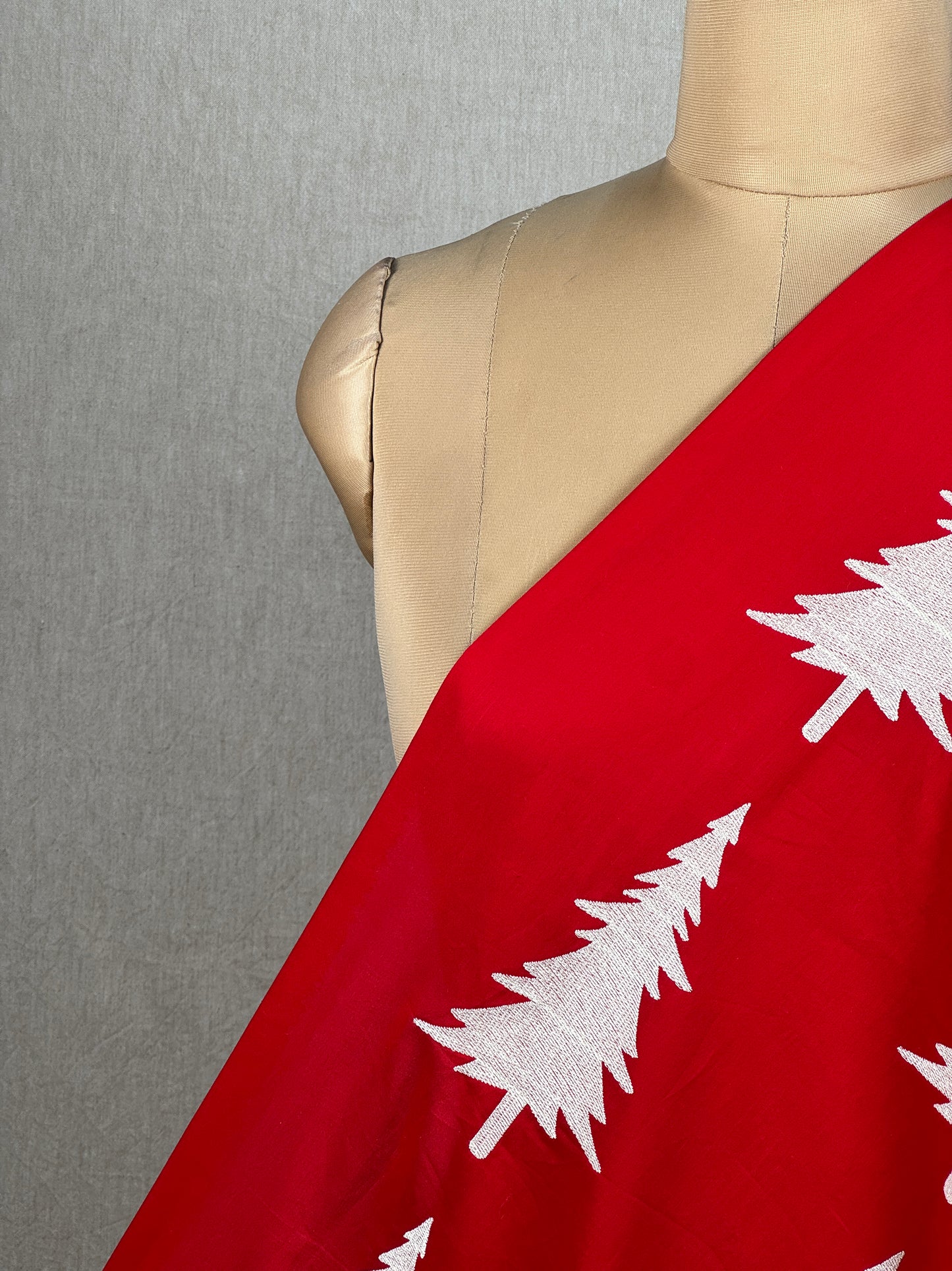 Embroidered Kora Cotton Fabric