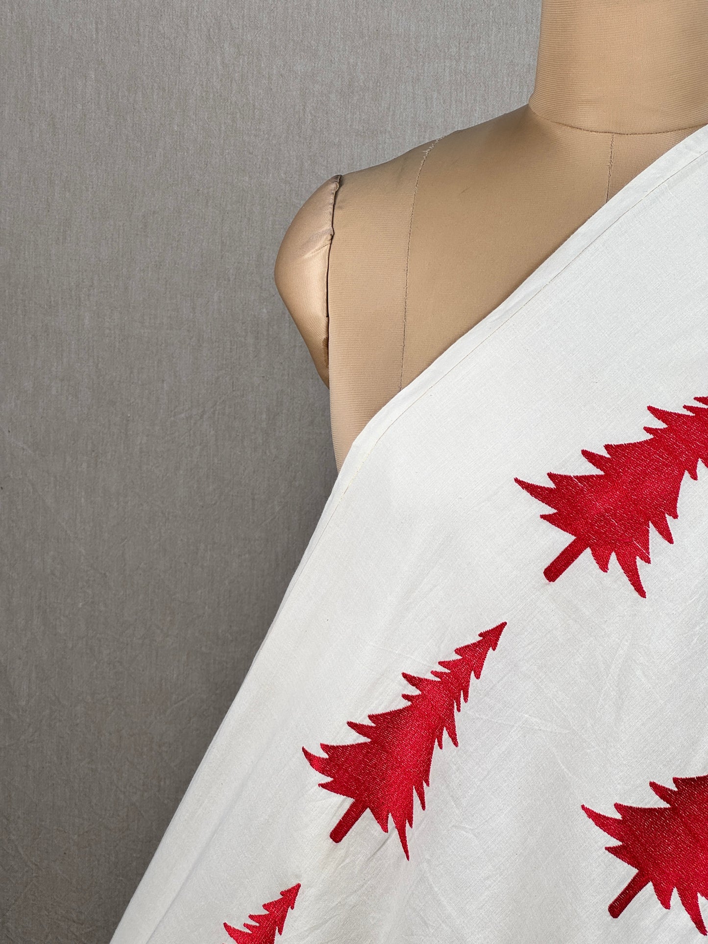 Embroidered Kora Cotton Fabric