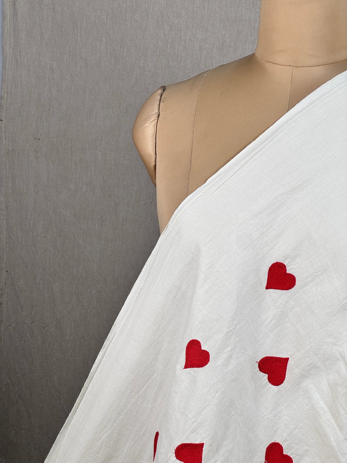 Embroidered Kora Cotton Fabric