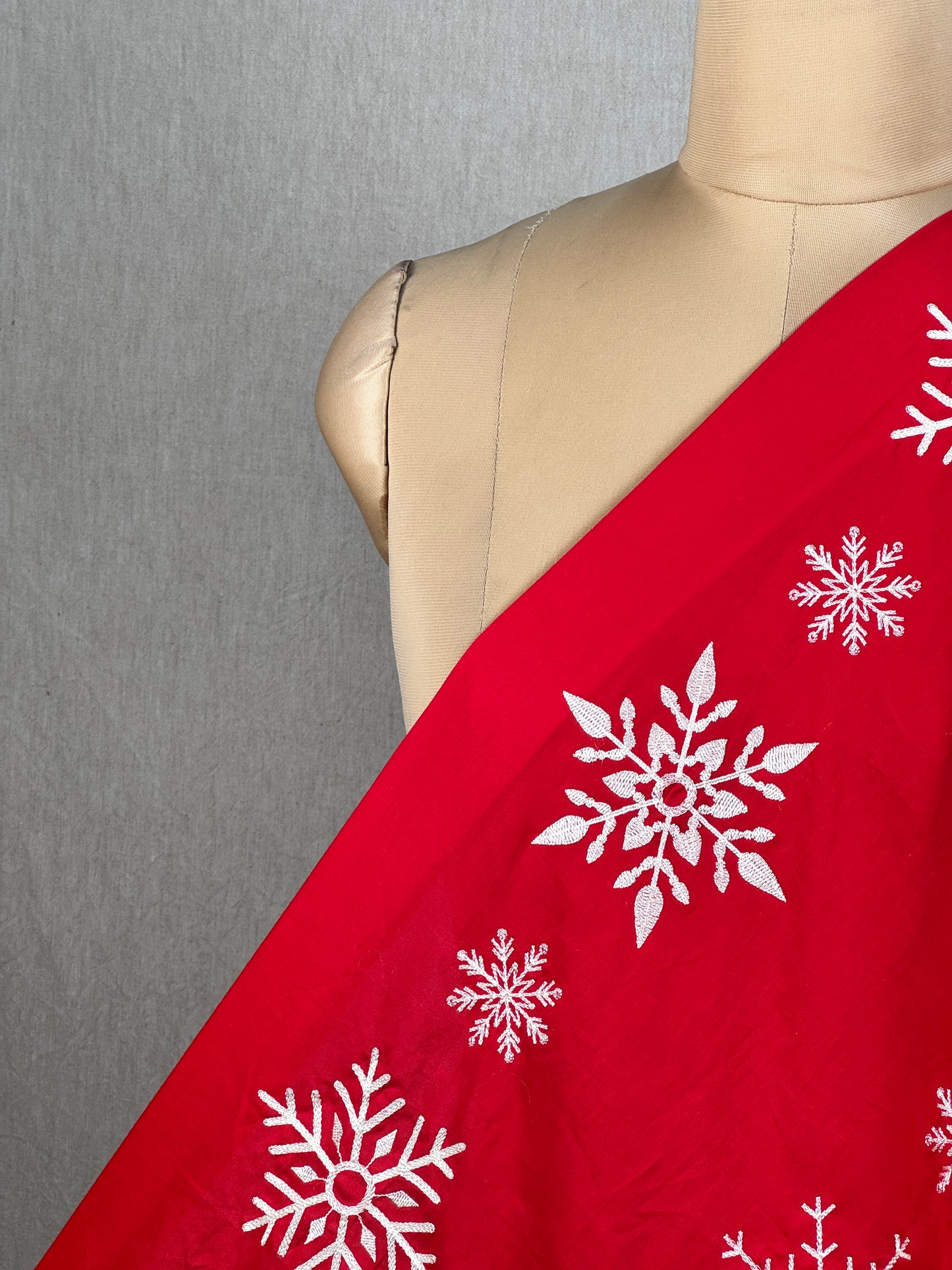 Embroidered Kora Cotton Fabric