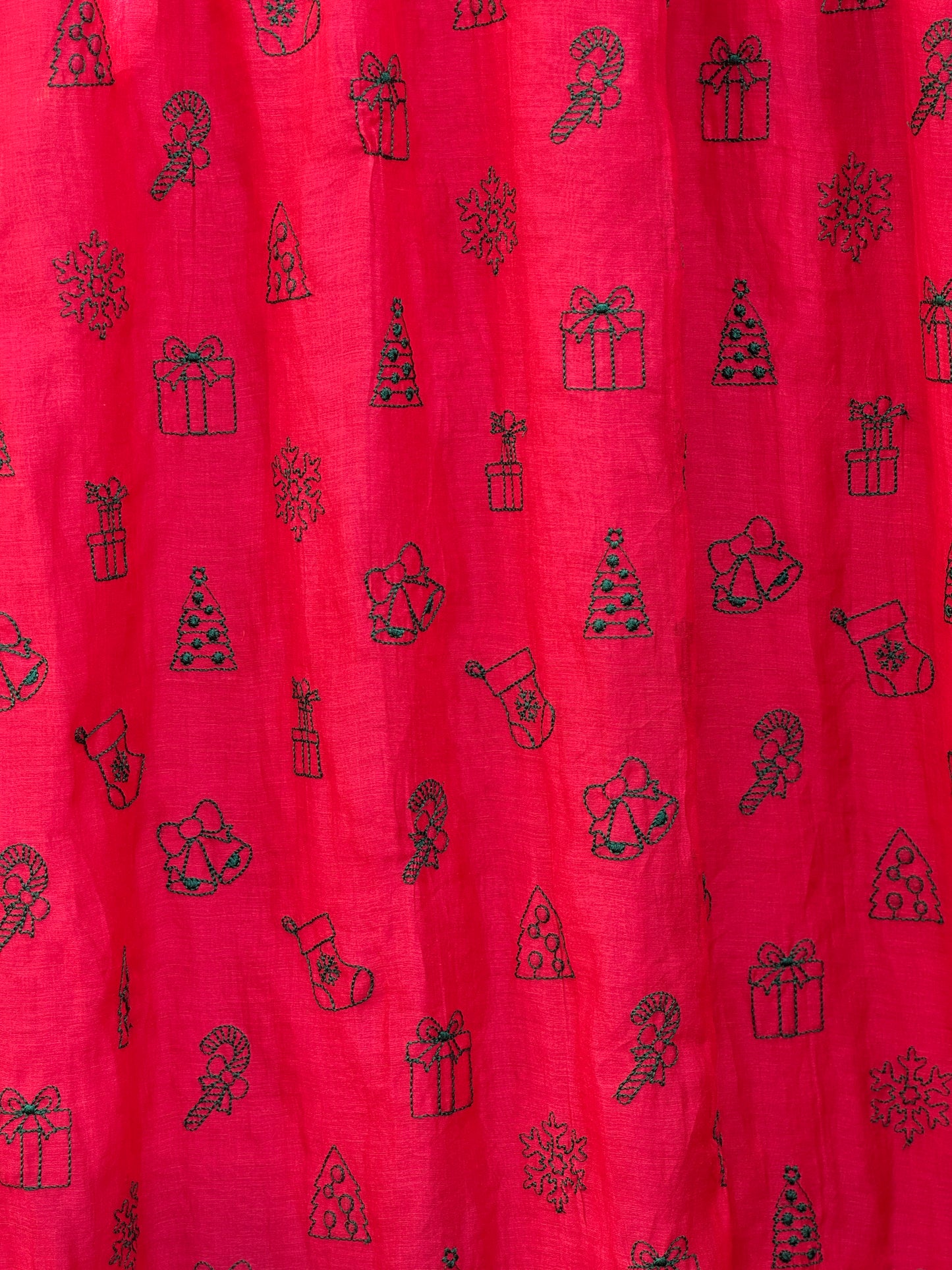 Embroidered 40gm Banarasi Chanderi Fabrics