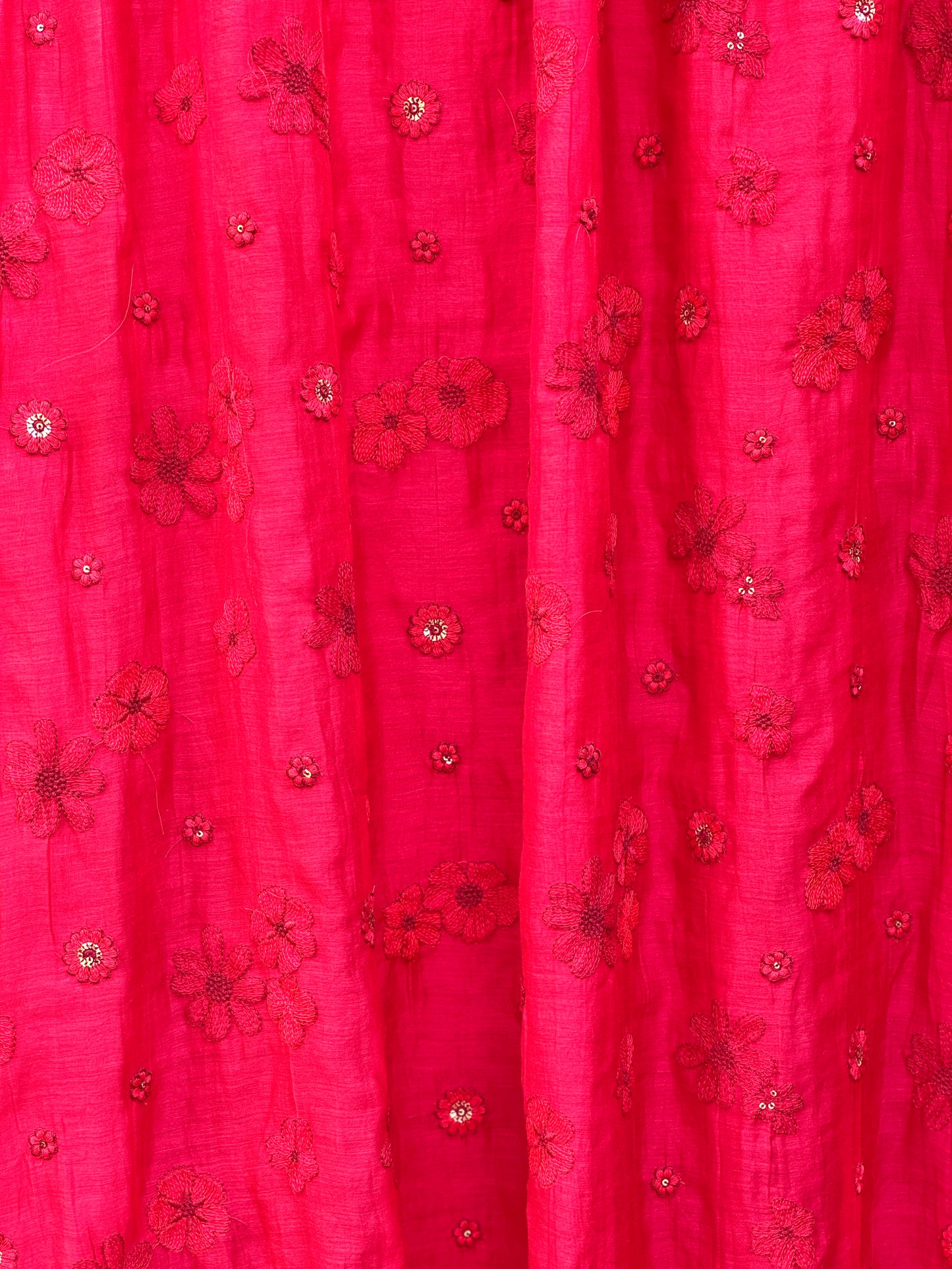 Embroidered 40gm Banarasi Chanderi Fabrics