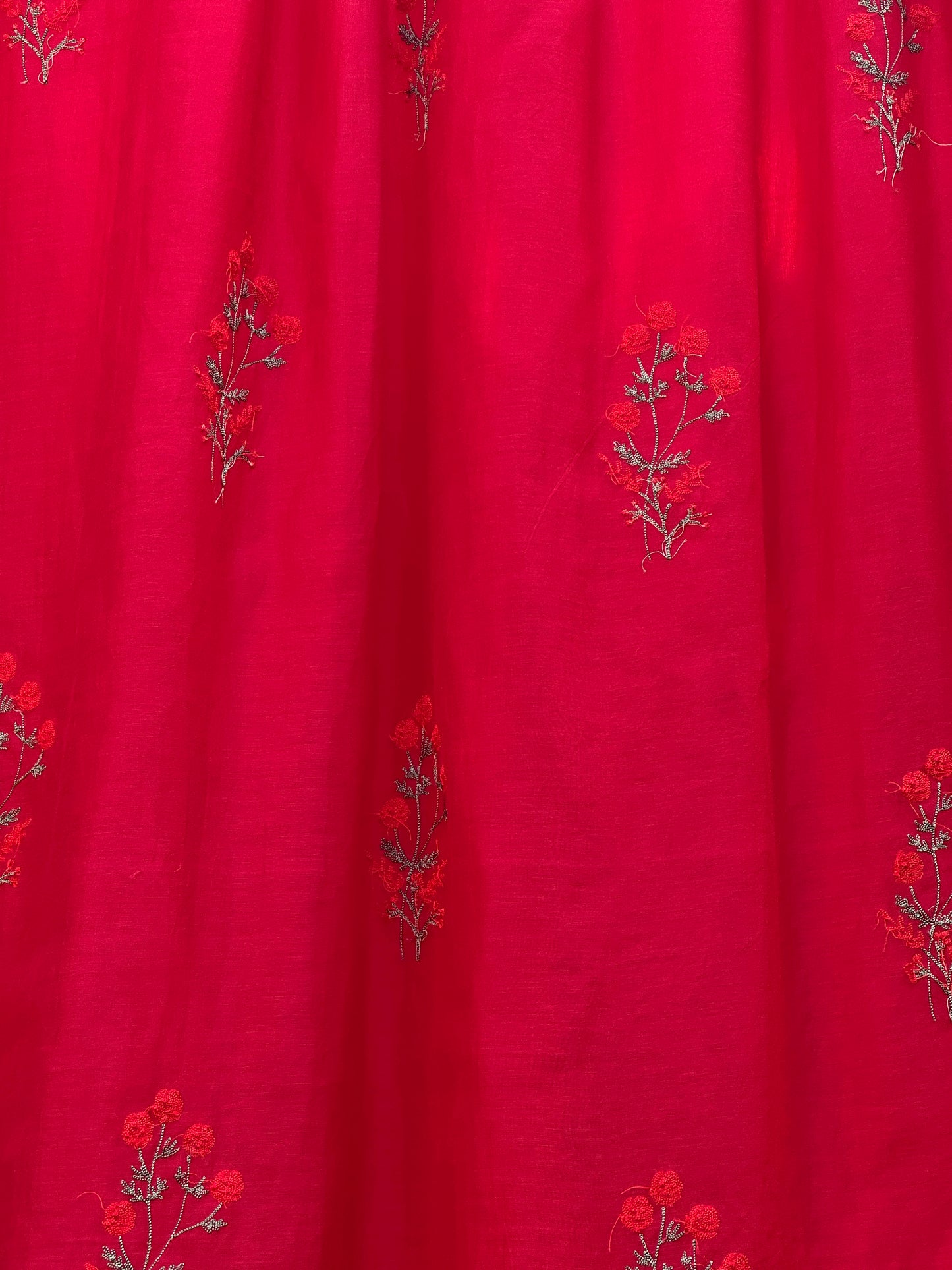 Embroidered 40gm Banarasi Chanderi Fabrics