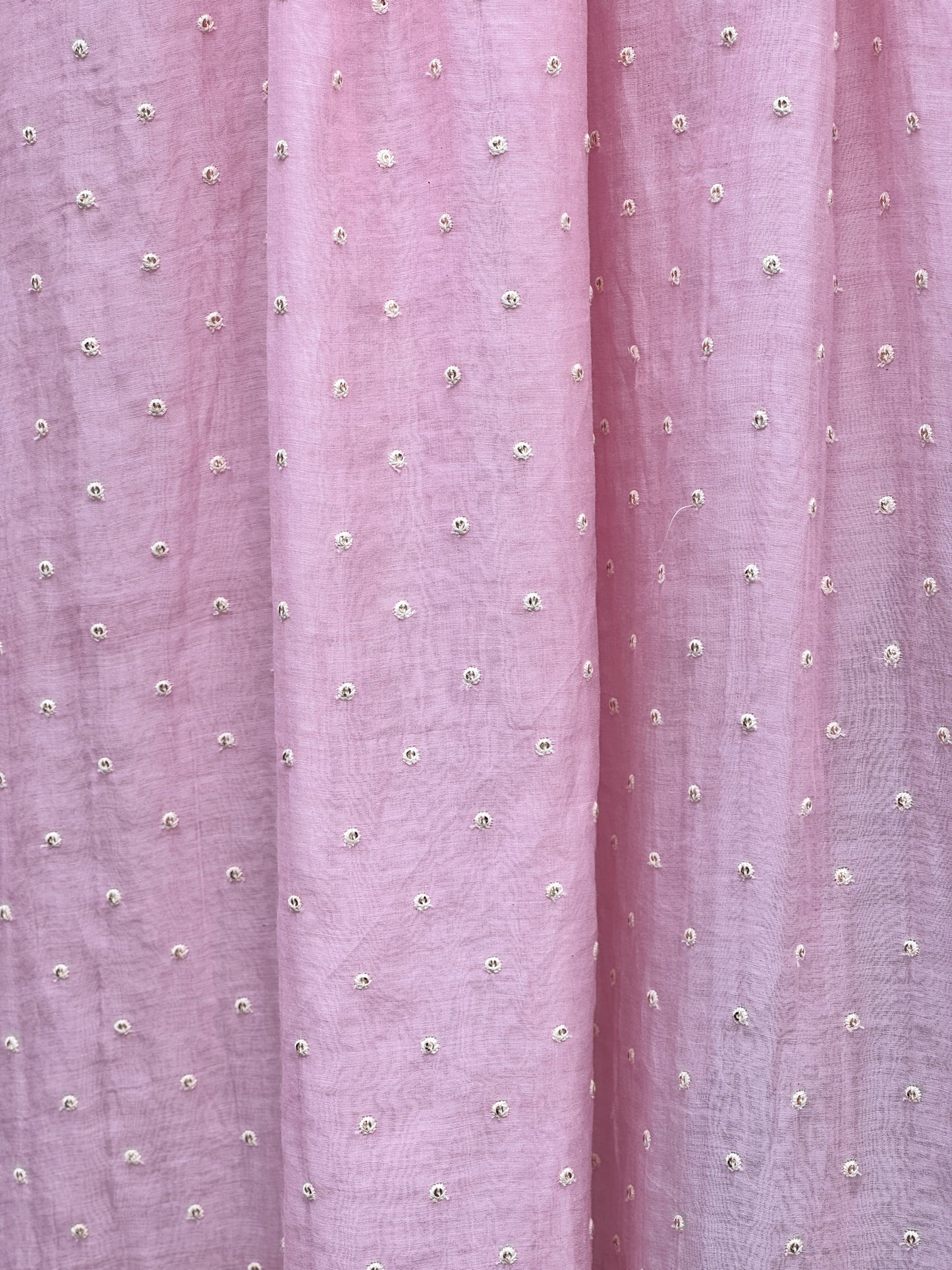 Sequins Embroidered 40gm Banarasi Chanderi Fabrics